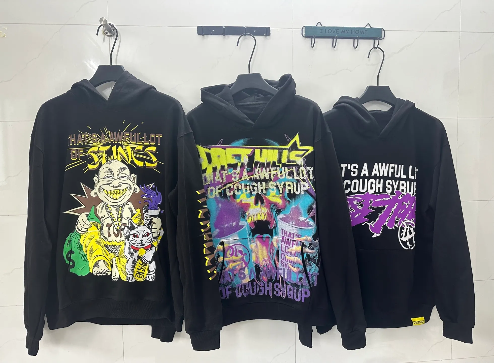 THAT'S A AWFUL LOT OF COUGH SYRUP In Stock Same Style. （fabric): 100 Sizes（size）：S-M L X L （colour）：