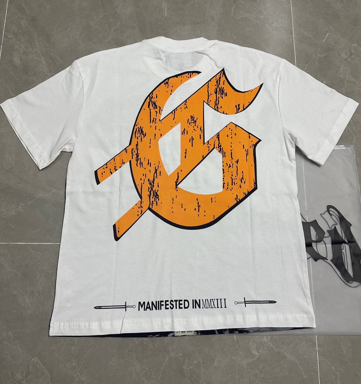 5318#White I Godspeed Retro T（ ） （fabric）：32 Sizes（size）：S-M-L-XL （colour）：White
