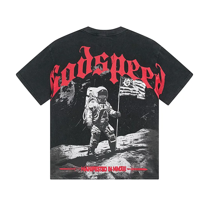 6052# ｜ Godspeed Retro T（ ） （fabric）：32 Sizes（size）：S-M-L-XL （colour）： Black