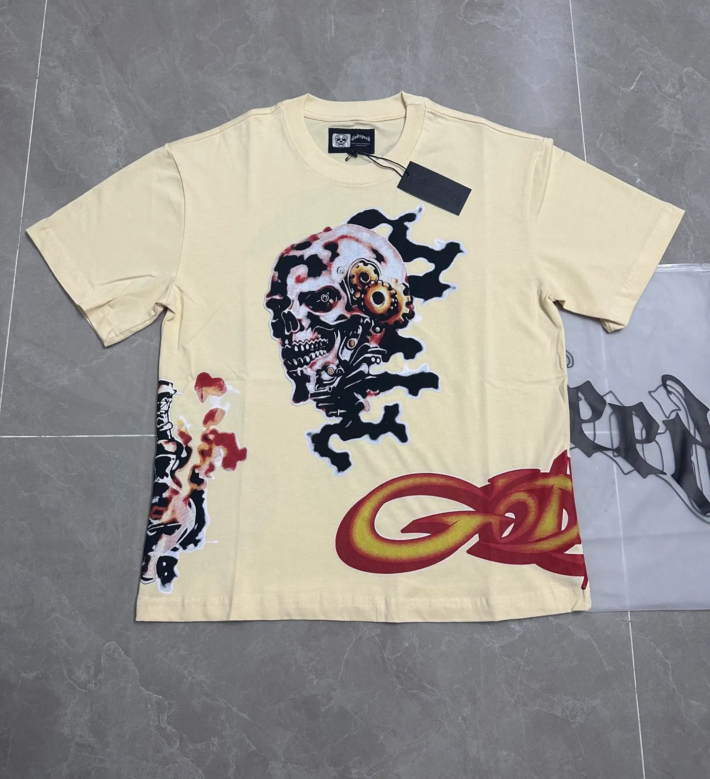 5315#｜ I Godspeed Retro T（ ） （fabric）32 Sizes（size）：S-M-L-XL （colour）：