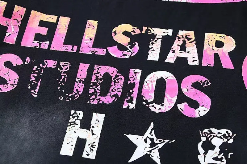 # ｜ Hellstar T （fabric):32 Sizes（size）：S-M L X L （colour）： Black（ ）
