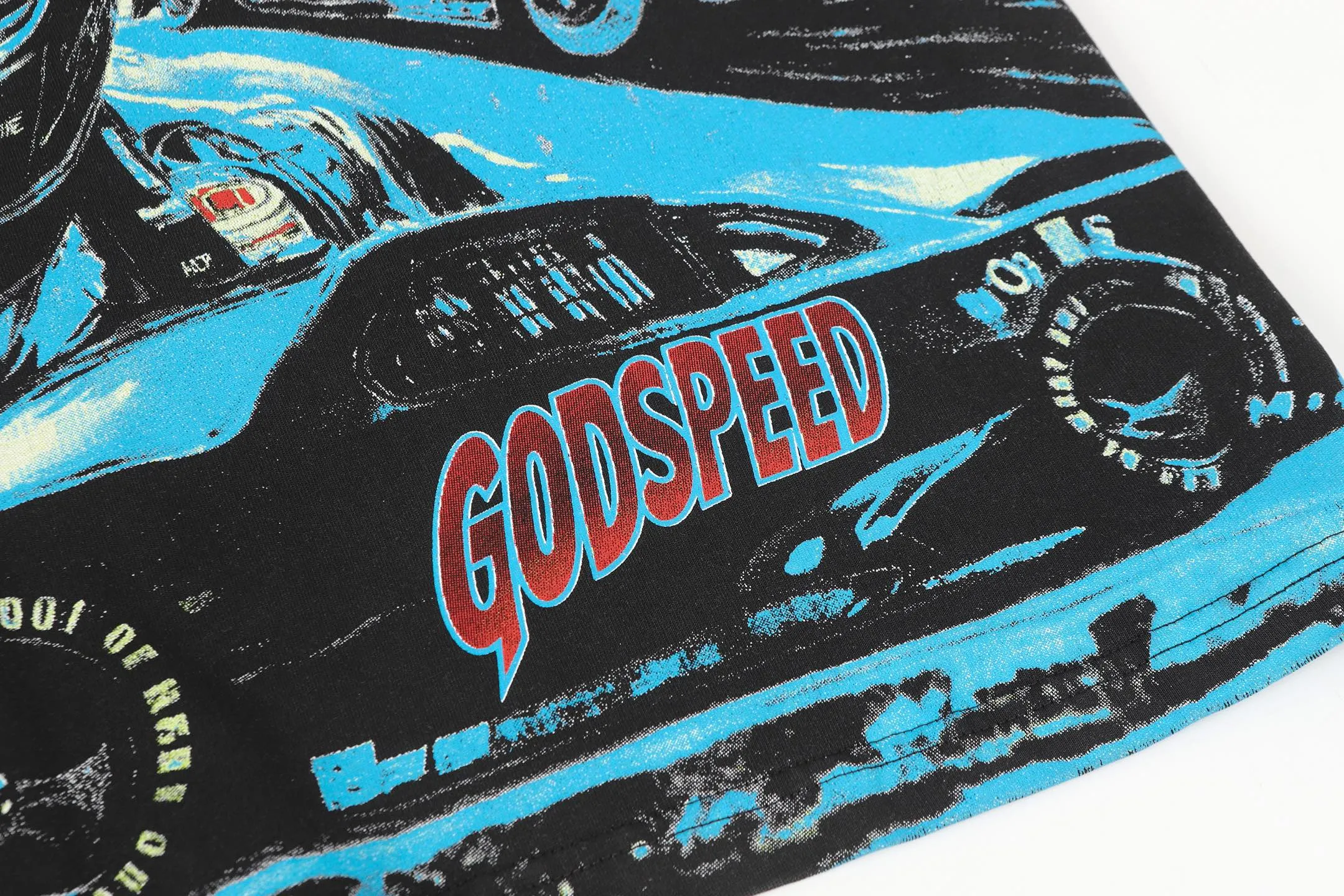 6331# Black ｜ In Stock （new） Godspeed Retro T（ ） （fabric）：32 Sizes（size）：S-M-L-XL （colour）： Black