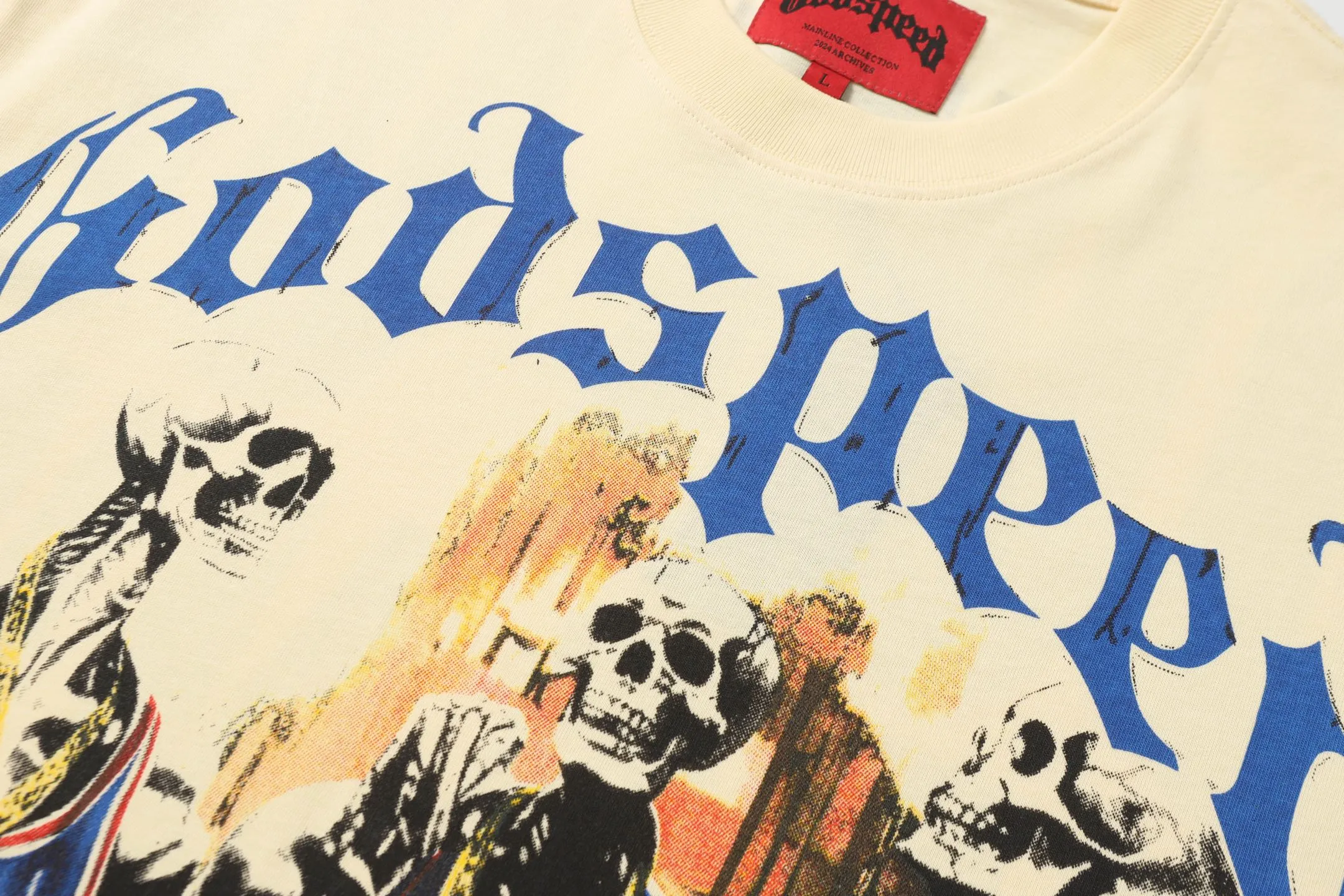 5020# ｜ Godspeed Retro T（ ） （fabric）32 Sizes（size）：S-M-L-XL （colour）：