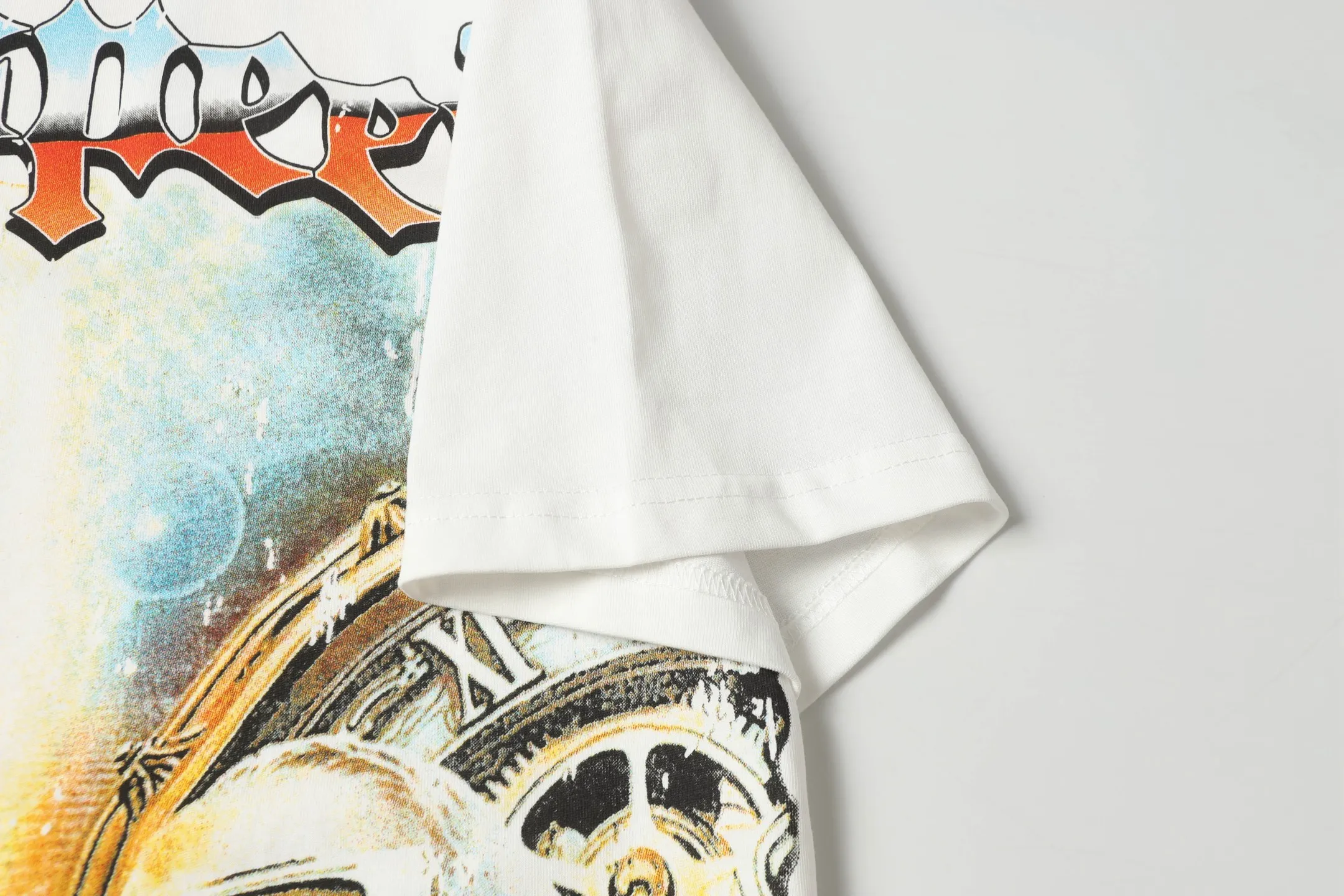 5012#White/ Godspeed Retro T（ ） （fabric）：32 Sizes（size）：S-M-L-XL （colour）：White、 、
