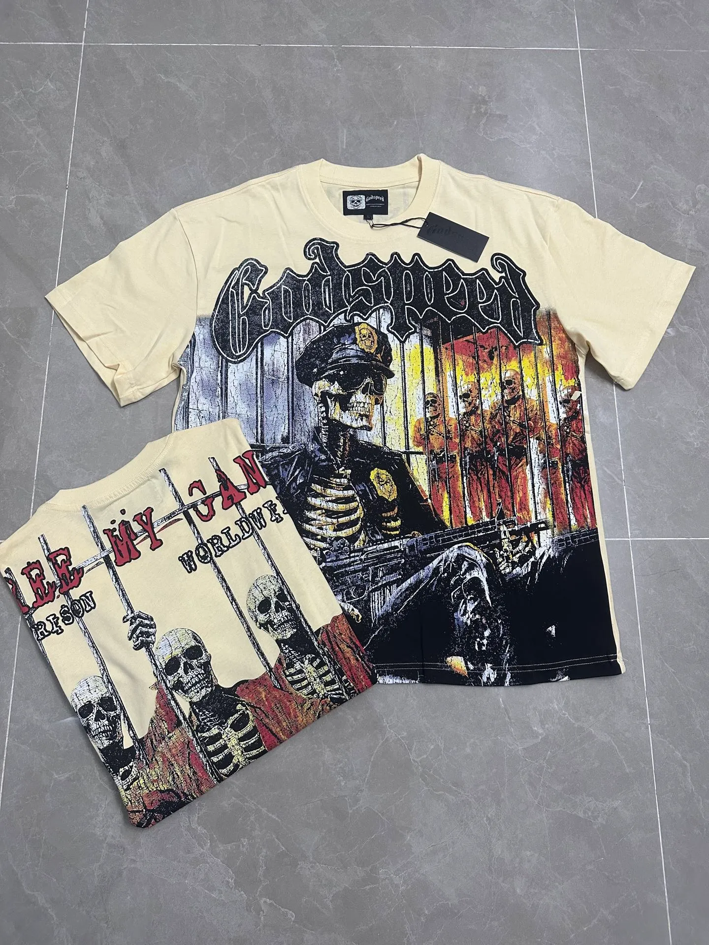 5125# Godspeed Retro T（ ） （fabric）32 Sizes（size）：S-M-L-XL （colour）：