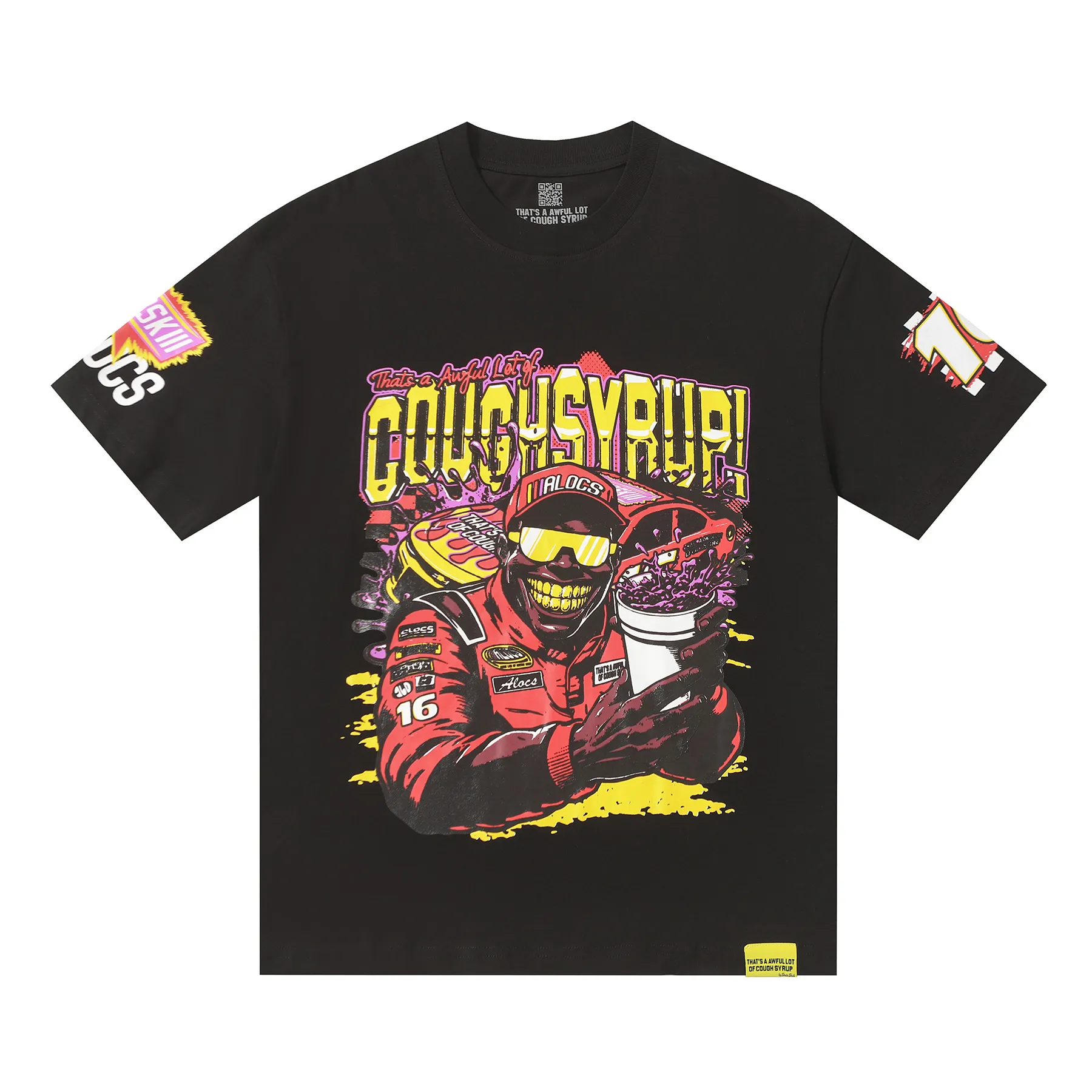 #White/Black I THAT'S A AWFUL LOT OF COUGH SYRUP In Stock T （fabric):32 Sizes（size）：S-M L X L （colour）：White、Black
