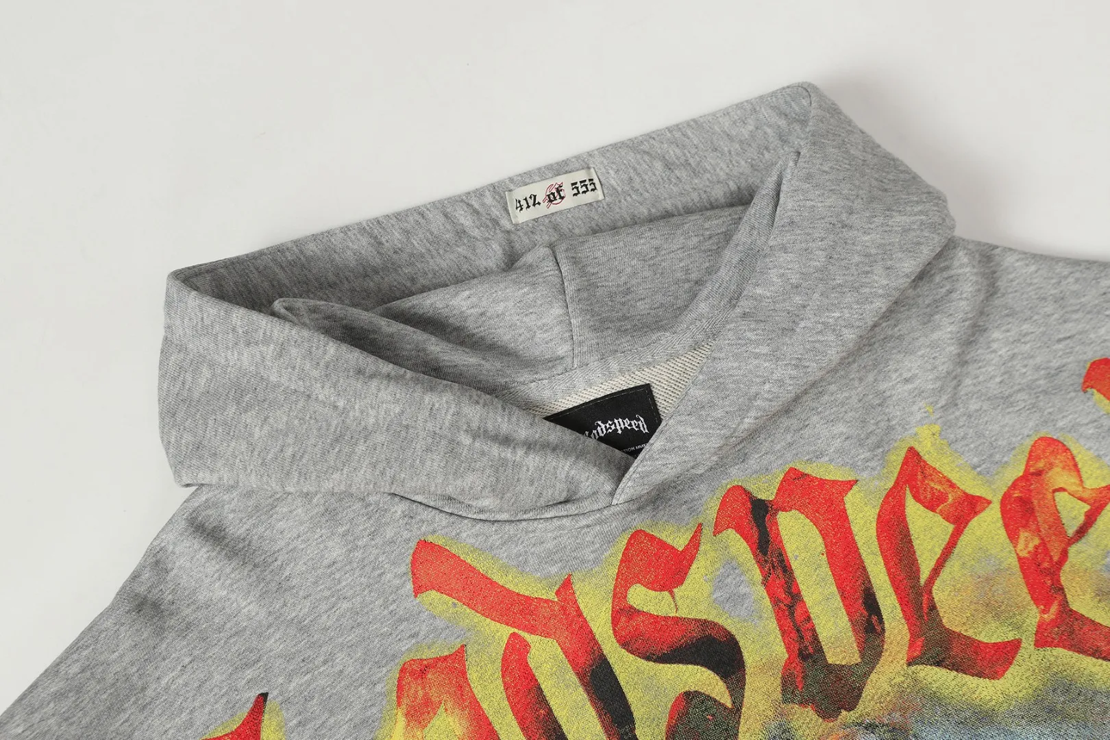 G 6851## / Gray Godspeed Retro （ ） （fabric）： 100% Sizes（size）：S-M-L-XL （colour）： Black/ Gray 👉