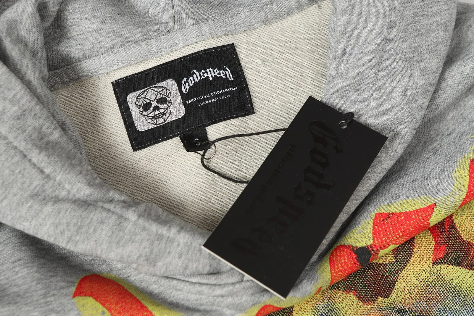 G 6851## / Gray Godspeed Retro （ ） （fabric）： 100% Sizes（size）：S-M-L-XL （colour）： Black/ Gray 👉