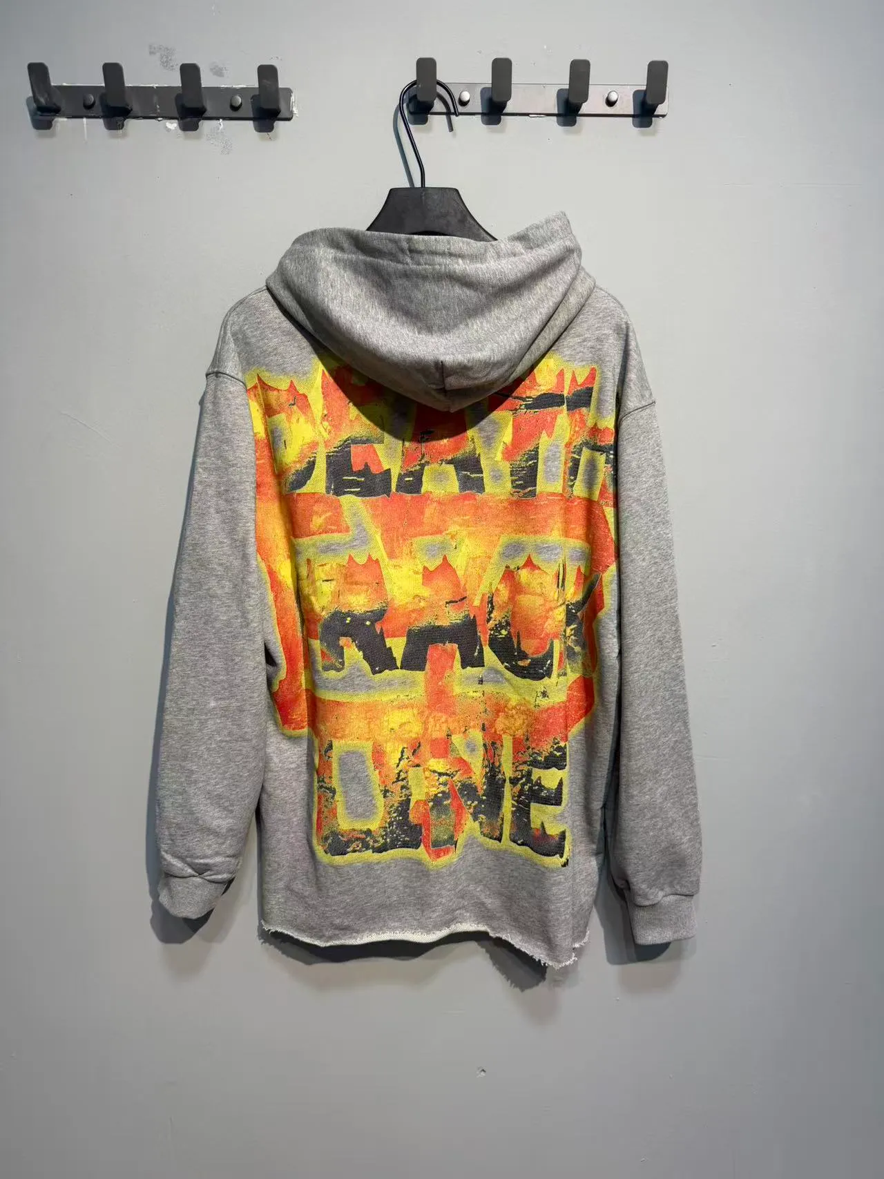 G 6851## / Gray Godspeed Retro （ ） （fabric）： 100% Sizes（size）：S-M-L-XL （colour）： Black/ Gray 👉