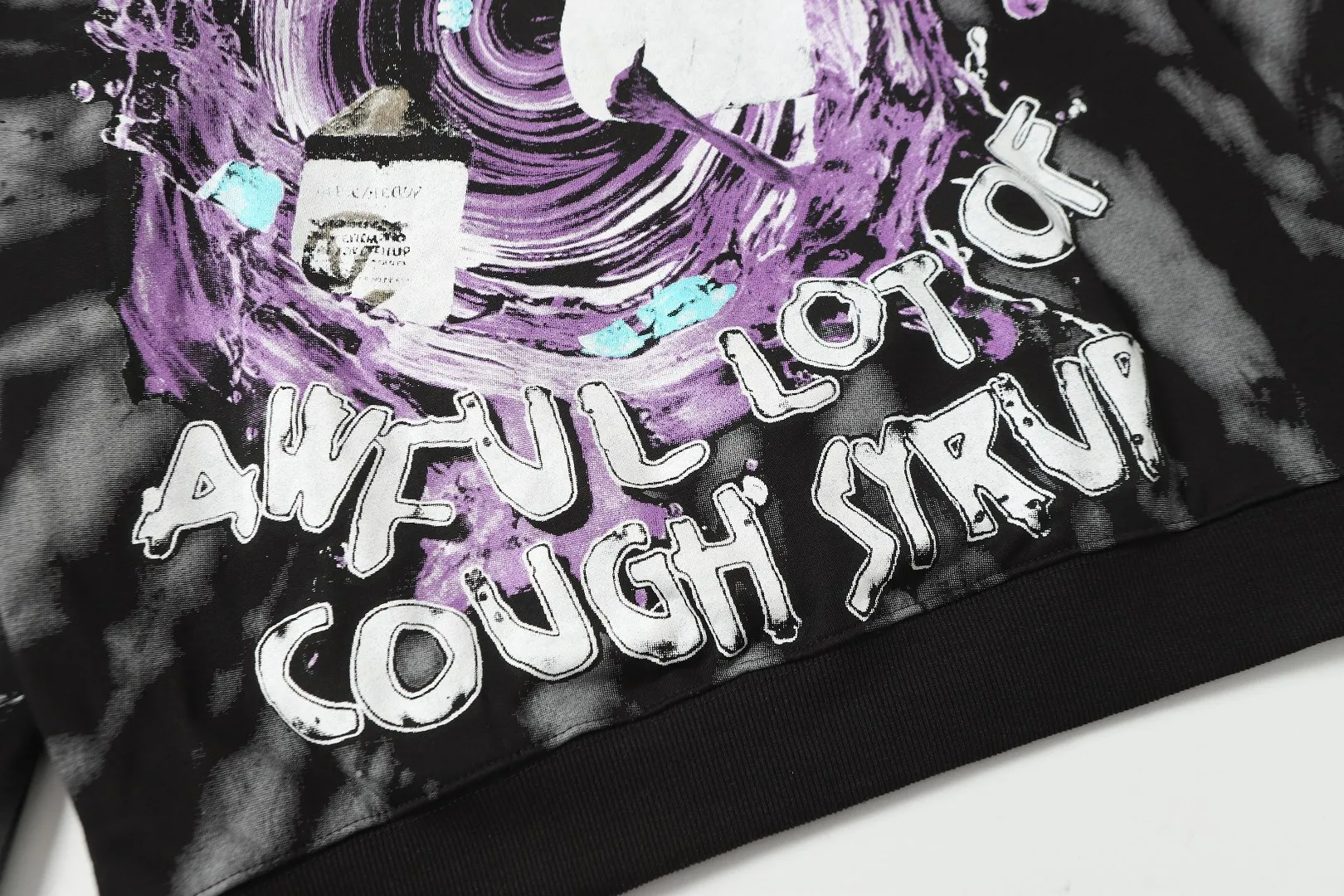 C # Black I THAT'S A AWFUL LOT OF COUGH SYRUP In Stock （ ） Same Style. （fabric): 100 Sizes（size）：S-M L X L （colour）： Black 👉