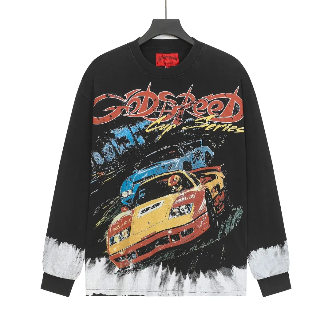 G # / Black｜ . Godspeed Retro T （ ） （fabric）： 26 Sizes（size）：S-M-L-XL （colour）： / Black