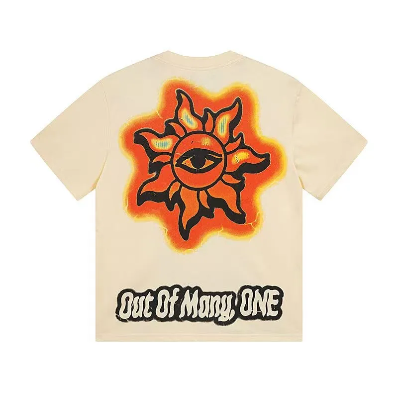 5025#White/ ｜ Godspeed Retro T（ ） （fabric）：32 Sizes（size）：S-M-L-XL （colour）：White、 、