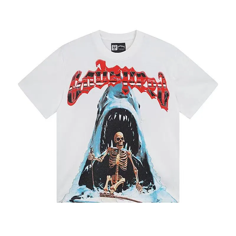 5025#White/ ｜ Godspeed Retro T（ ） （fabric）：32 Sizes（size）：S-M-L-XL （colour）：White、 、