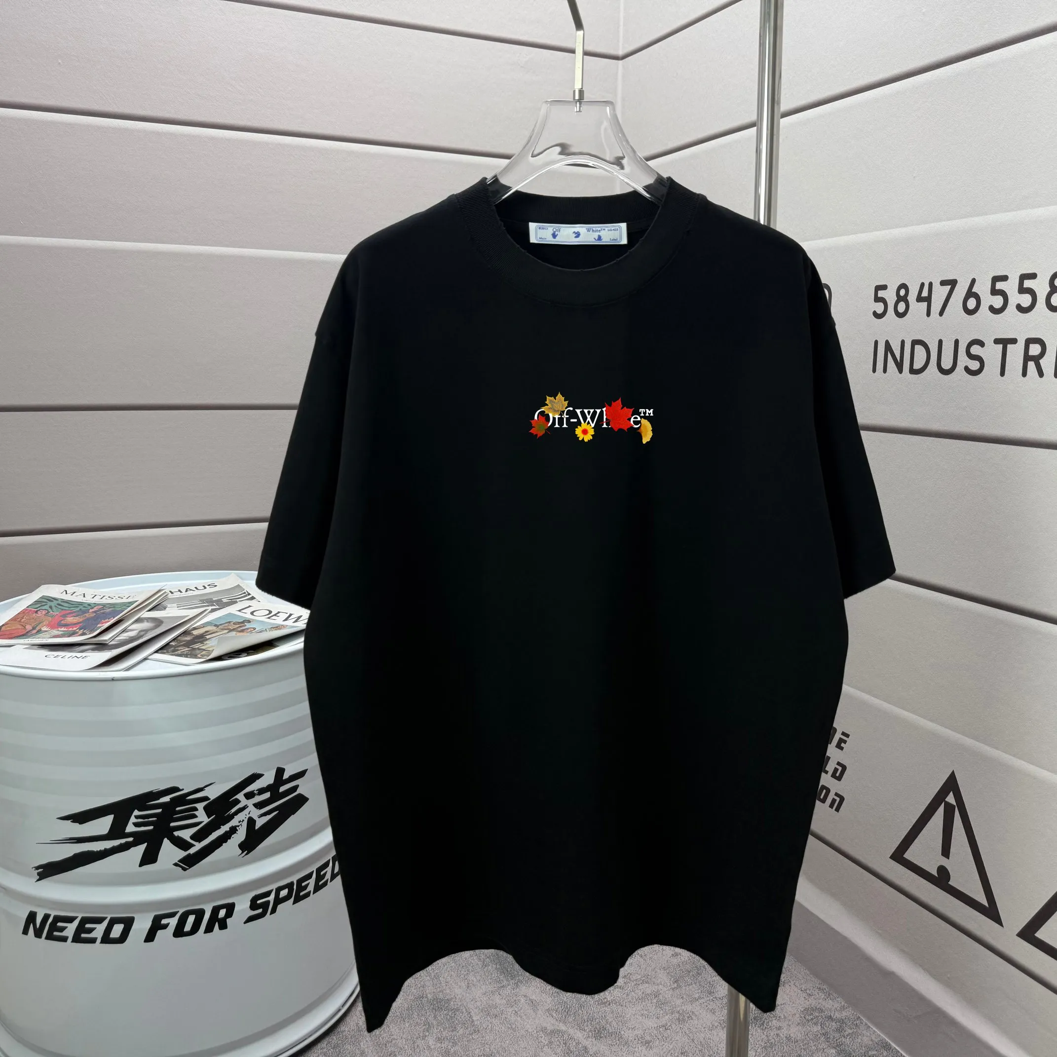 # OFF 2026 Spring and Summer New Arrival Washed and worn 320g round neck short-sleeved tee for men and women Same Style loose version Color: Washed dark black Washed white Washed gray Brown Washed purple Size: S M L XL XXL Size: S (90-130 catties) M (120-150 catties) L (140-165 catties) XXL (180-210 pounds)