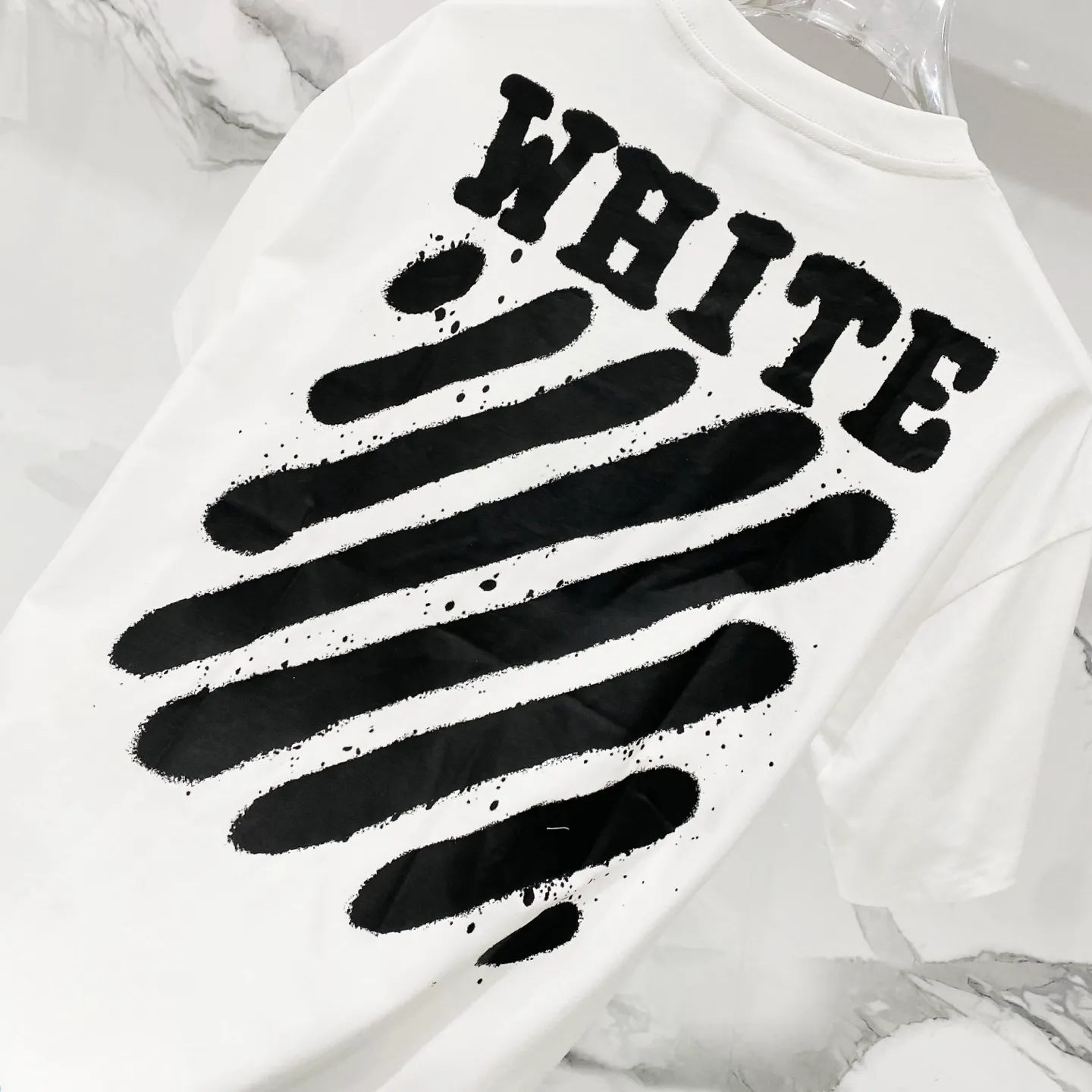 OFF-white/ 260 T LOGO Quality 100 ％ Versatile Size:XS-L :Black.White