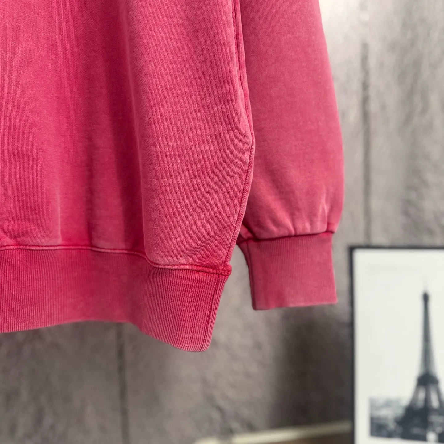 "𝙉𝙚𝙬⚜️off" 2026* Autumn and Winter New Arrival long-sleeved sweatshirt for men and women Same Style double-strand terry cotton 430g distressed fried snowflake, long-sleeved sweatshirt print Size: S M L XL XXL Color: Black Rose Red Khaki Gray Dark Red