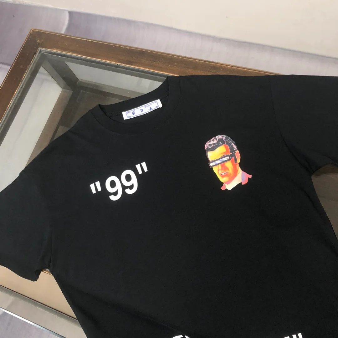 C✨ OFF-WHITE 2026ss T 🔥 LOGO 👍🏼 ！ ， ， Breathable ， ， ！ ：Black White Red Size：XS-S-M-L
