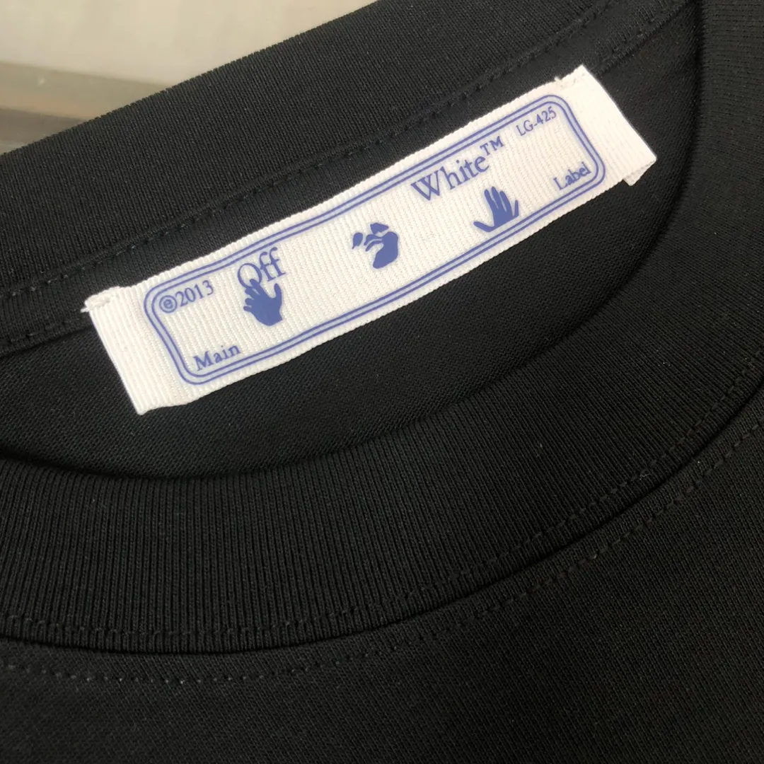 C✨ OFF-WHITE 2026ss T 🔥 LOGO 👍🏼 ！ ， ， Breathable ， ， ！ ：Black White Red Size：XS-S-M-L