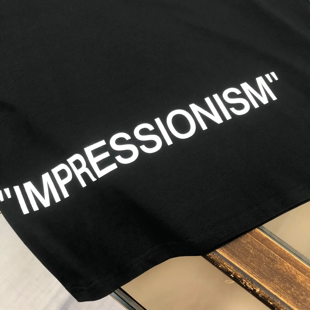 C✨ OFF-WHITE 2026ss T 🔥 LOGO 👍🏼 ！ ， ， Breathable ， ， ！ ：Black White Red Size：XS-S-M-L