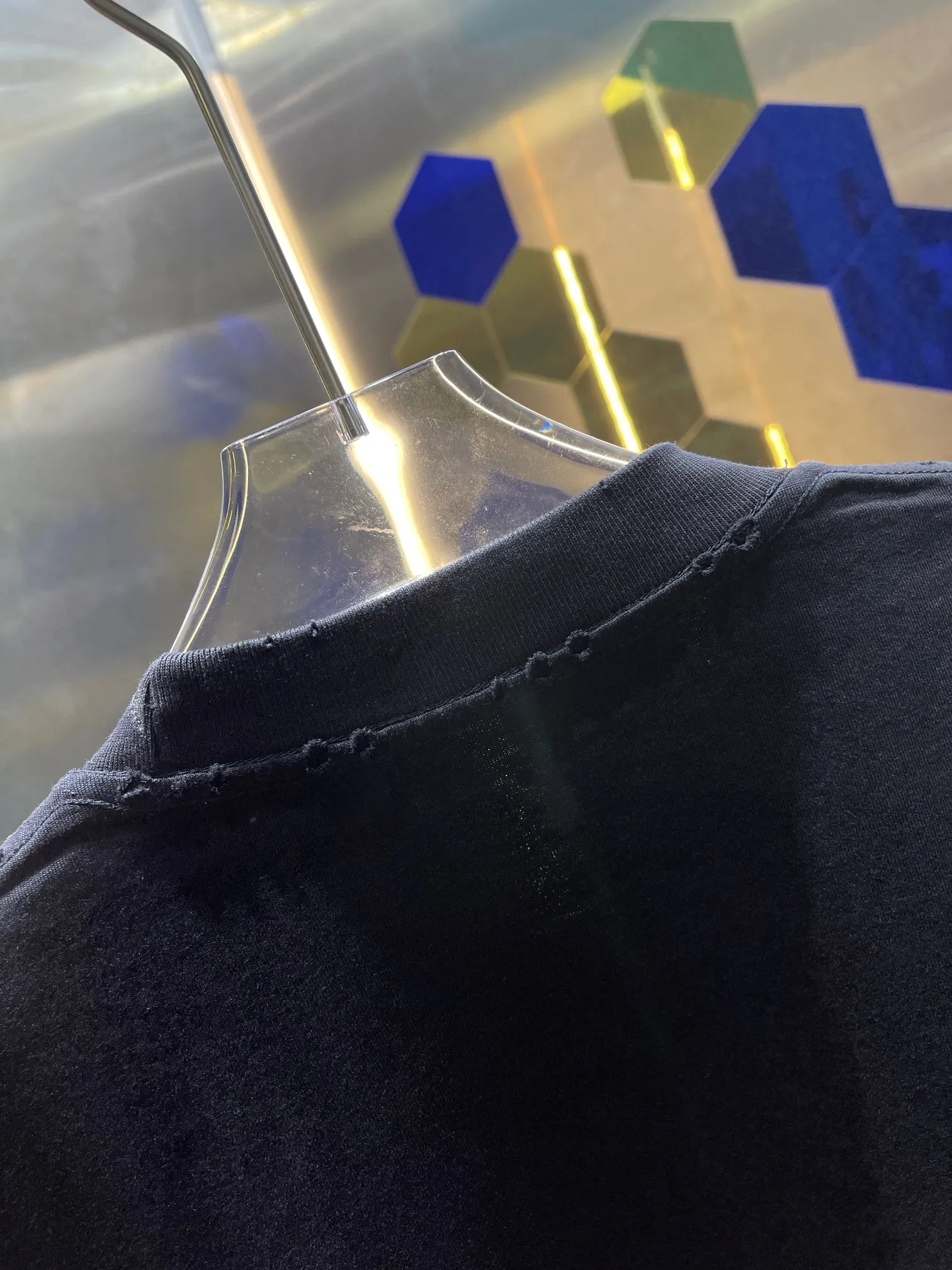 OFF-white/2026 Spring/Summer New Arrival Washed and worn 320g round neck short-sleeved tee, same style loose version for men and women, hang tag, collar label, wash mark, three labels complete Color: wash black, wash white, wash gray, wash green, wash red Size: S M L XL XXL
