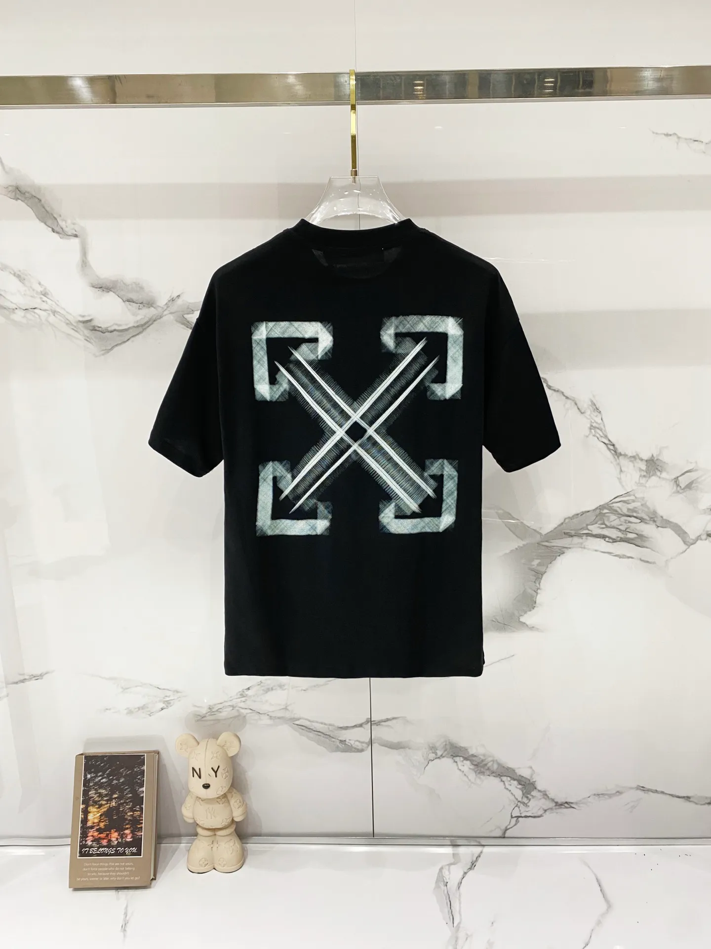 OFF-white/ 260 T OFF LOGO Quality 100 ％ Versatile Size:XS-L :Black.White