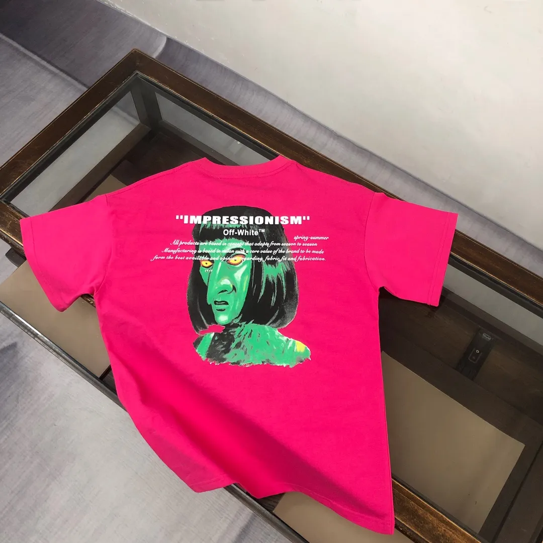 C✨ OFF-WHITE 2026ss T 🔥 LOGO 👍🏼 ！ ， ， Breathable ， ， ！ ：Black White Red Size：XS-S-M-L