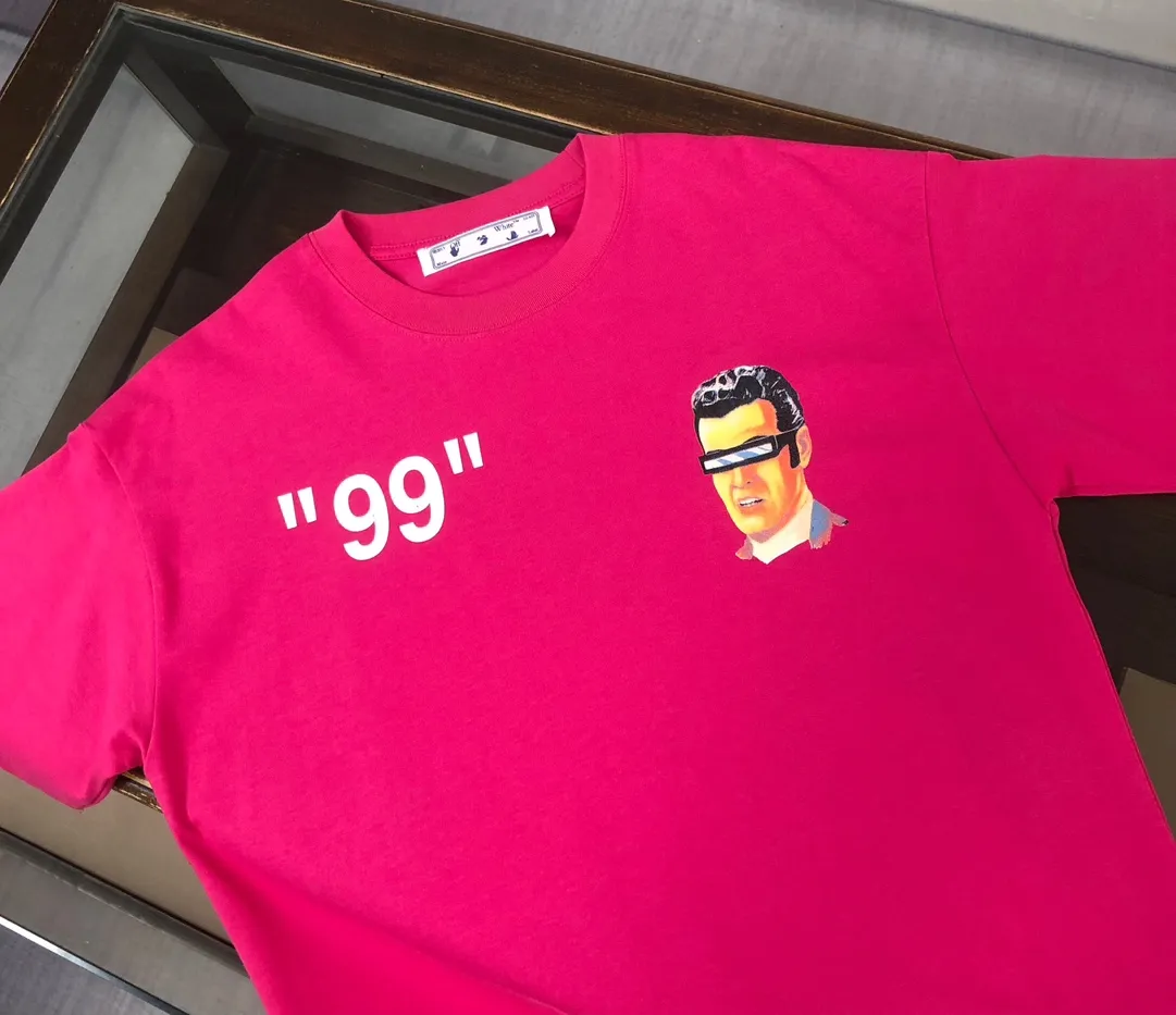 C✨ OFF-WHITE 2026ss T 🔥 LOGO 👍🏼 ！ ， ， Breathable ， ， ！ ：Black White Red Size：XS-S-M-L