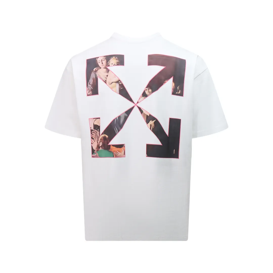 OF 03 OFF-WHITEClassic Hot Sale OW 21ss Same Style T oversize ， 220 ， ， 260 32 ， ， 1*1 ， 。 ， ， ， ， YB 。 ， ， ， ， ， ， 。 YB ， logo 。 ： 、 Size:XS.S.M.L(oversize )