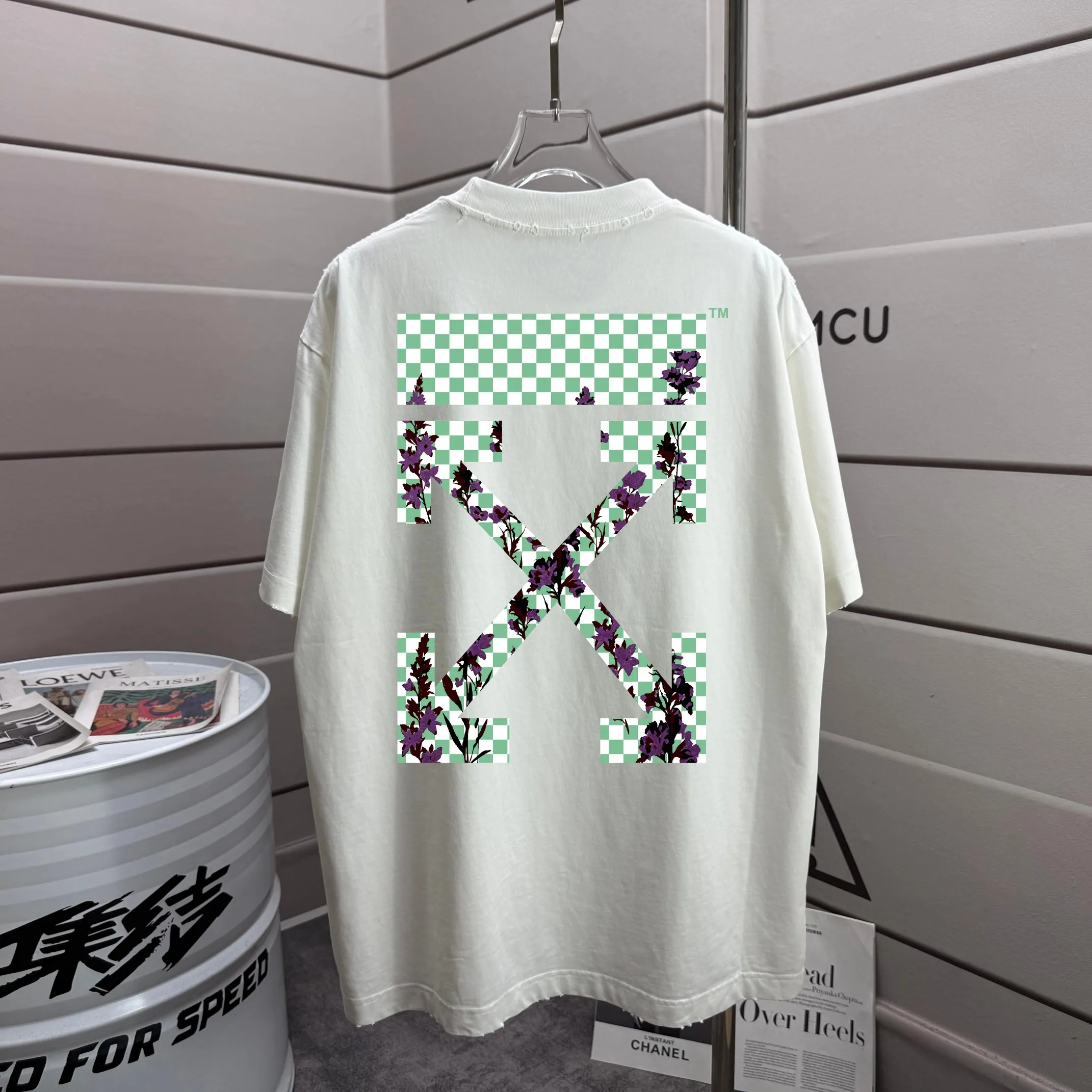 # OFF 2026 Spring and Summer New Arrival Washed and worn 320g round neck short-sleeved tee for men and women Same Style loose version Color: Washed dark black Washed white Washed gray Brown Washed Green Size: S M L XL XXL Size: S (90-130 pounds) M (120-150 pounds) L (140-165 pounds) XXL (180-210 pounds)