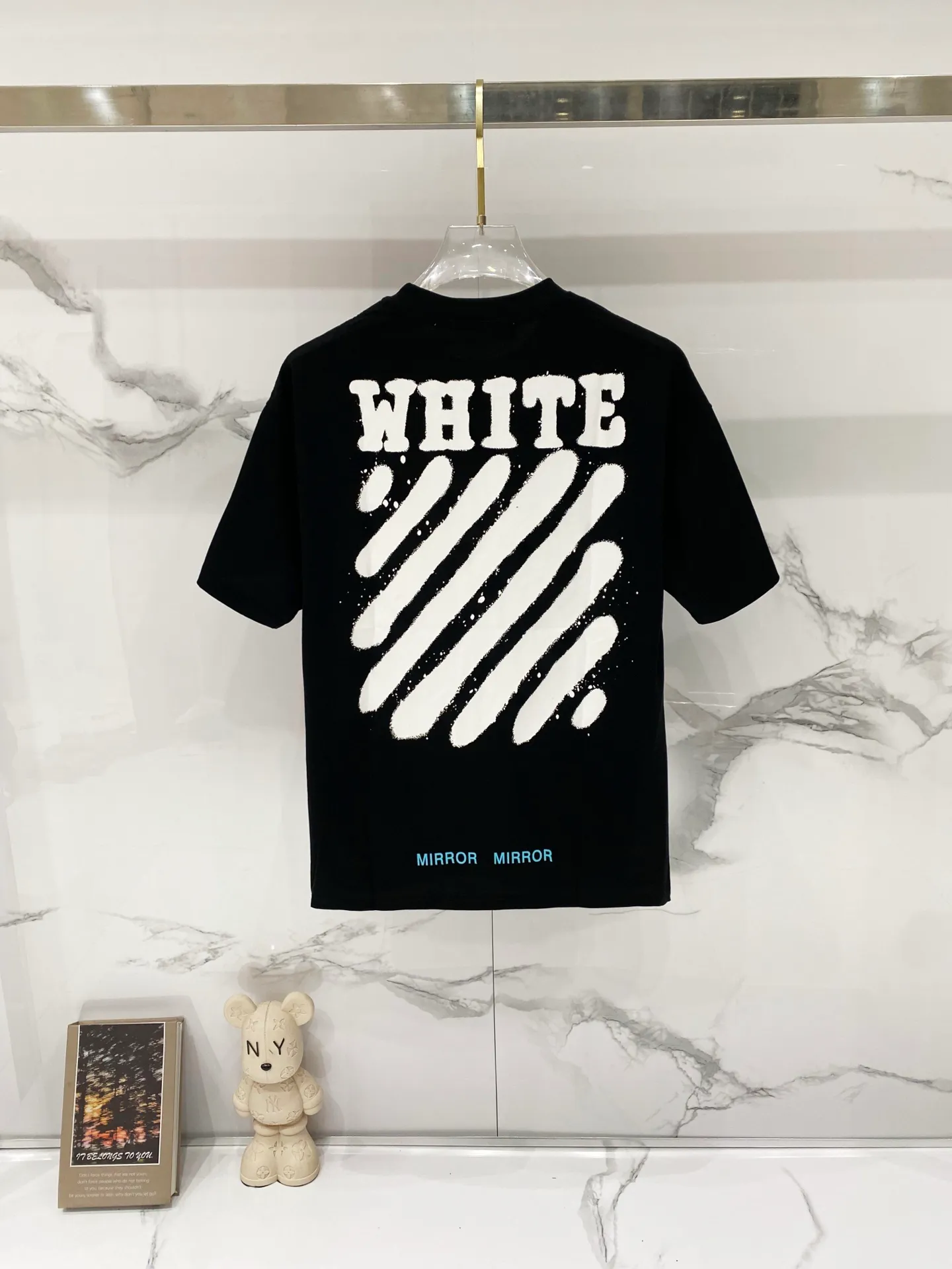 OFF-white/ 260 T LOGO Quality 100 ％ Versatile Size:XS-L :Black.White