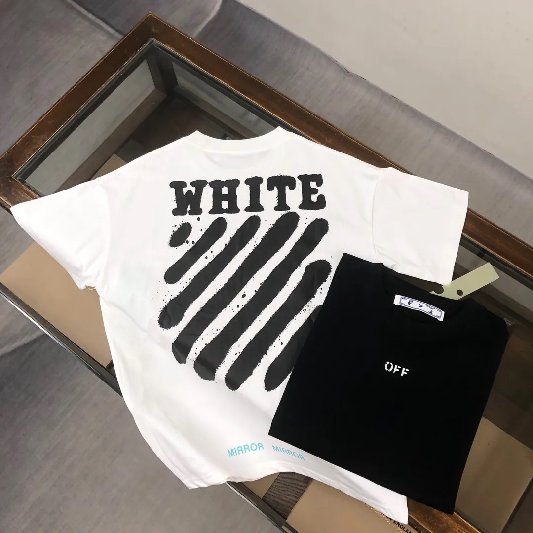 C✨ OFF-WHITE 2026ss T 🔥 LOGO 👍🏼 ！ ， ， Breathable ， ， ！ ：Black White Size：XS-S-M-L