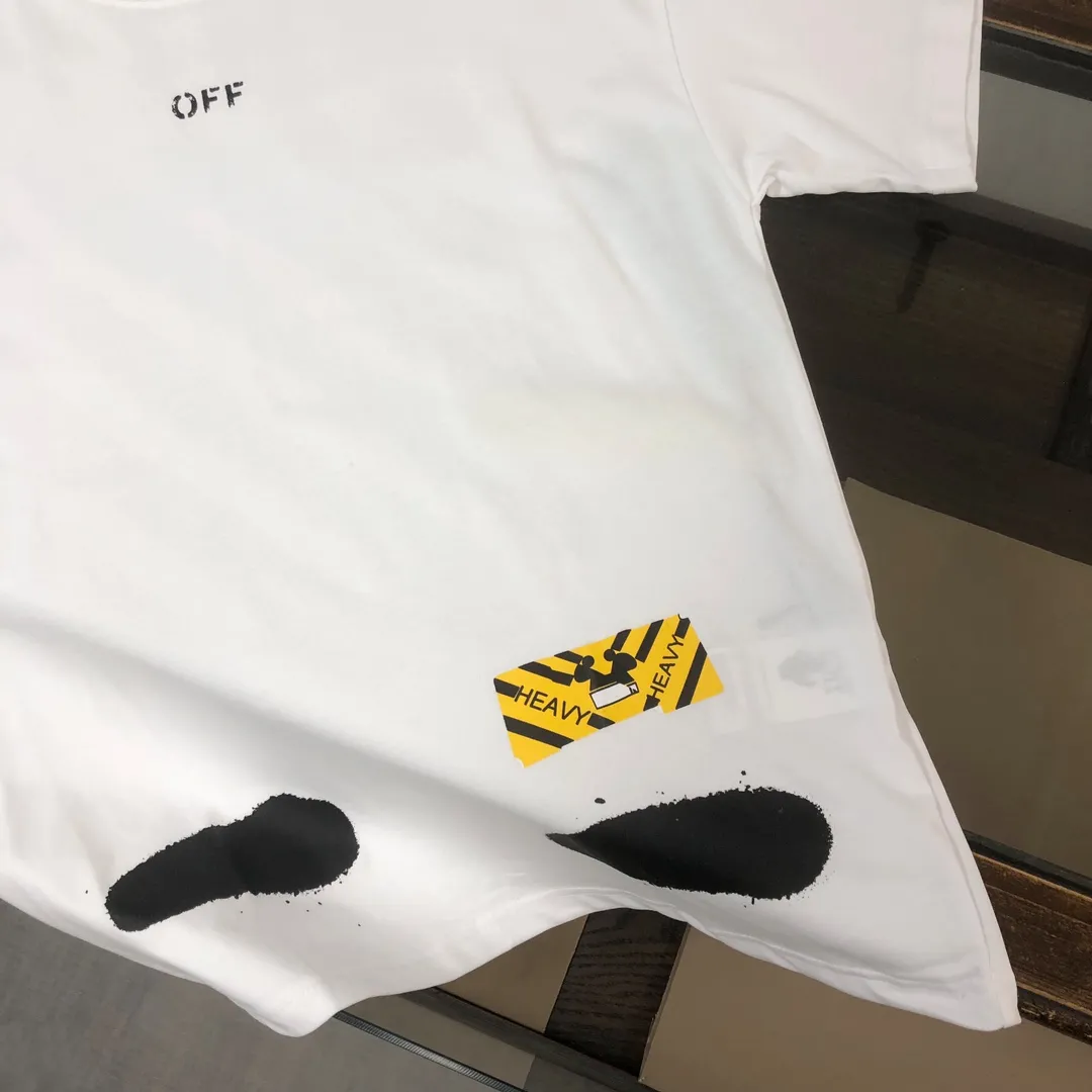 C✨ OFF-WHITE 2026ss T 🔥 LOGO 👍🏼 ！ ， ， Breathable ， ， ！ ：Black White Size：XS-S-M-L