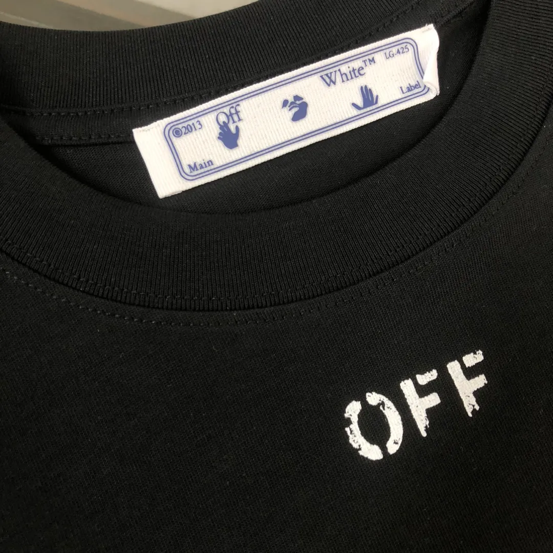 C✨ OFF-WHITE 2026ss T 🔥 LOGO 👍🏼 ！ ， ， Breathable ， ， ！ ：Black White Size：XS-S-M-L
