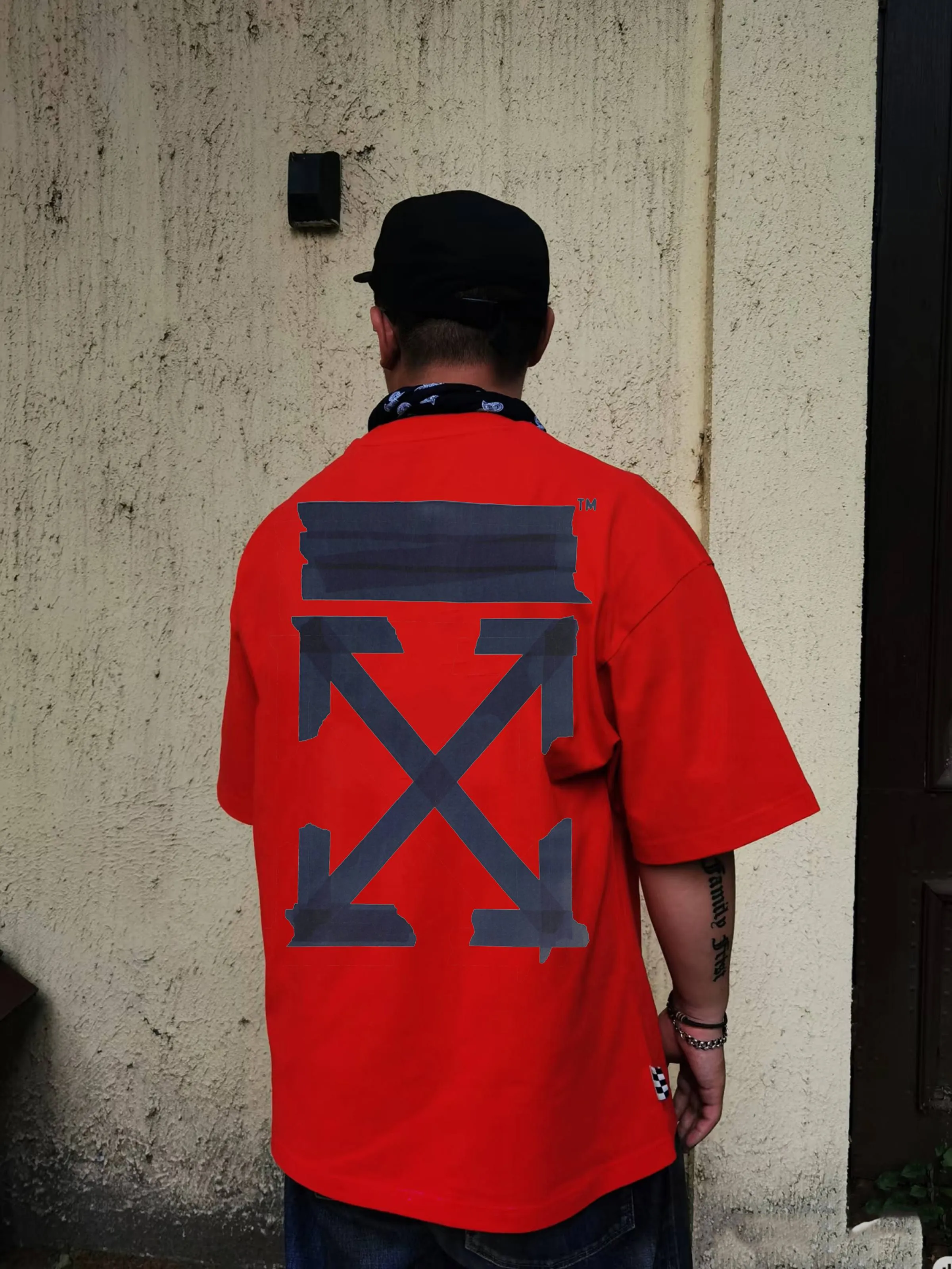 off 2025 New Arrival 250 tee Same Style Size S M L XL XXL Black White Red