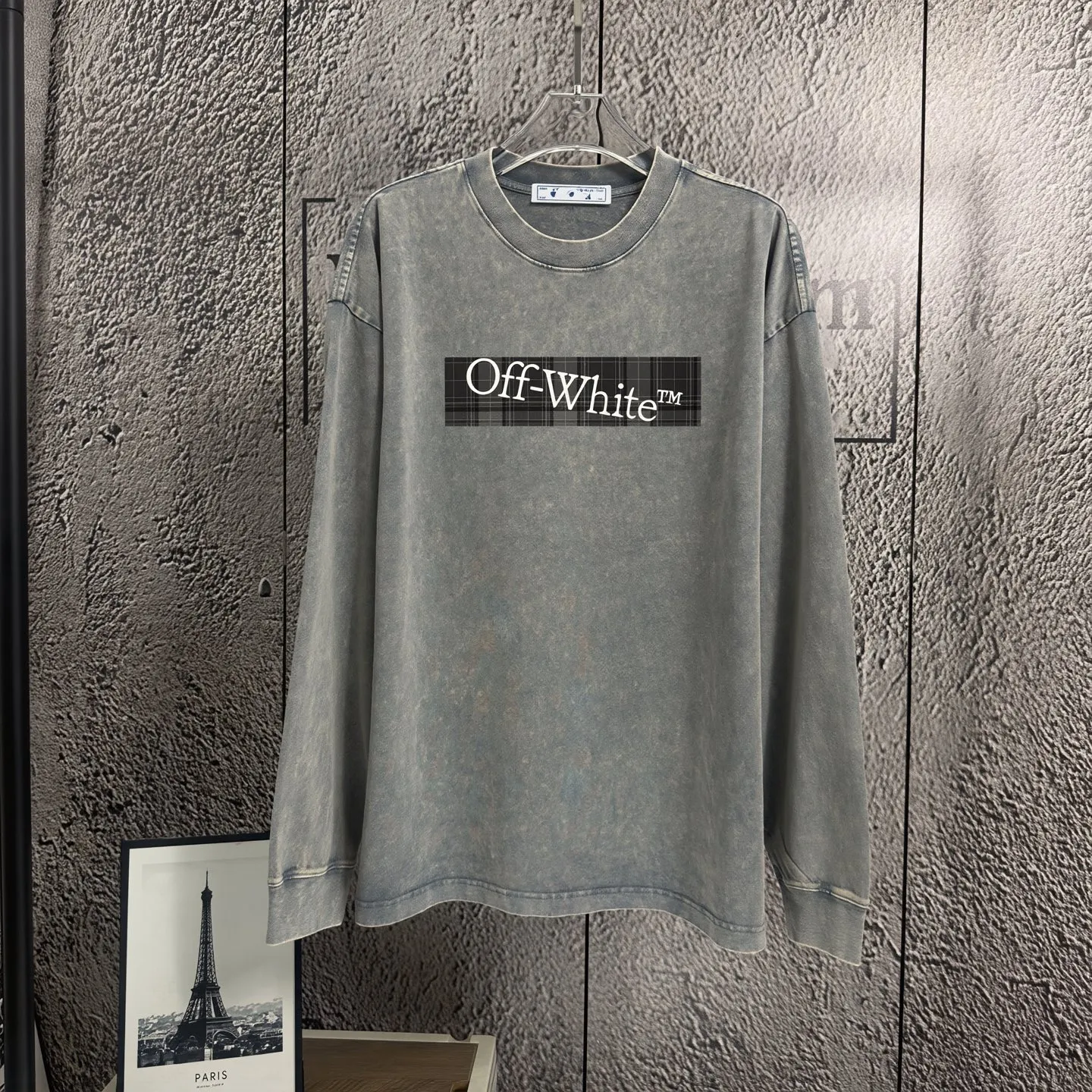 "𝙉𝙚𝙬⚜️off" 2026* Autumn and Winter New Arrival Long Sleeve Old Fried Snowflake 32 Count 275g Cotton Print Size: S M L XL XXL Color: Black Apricot Watermelon Red Gray