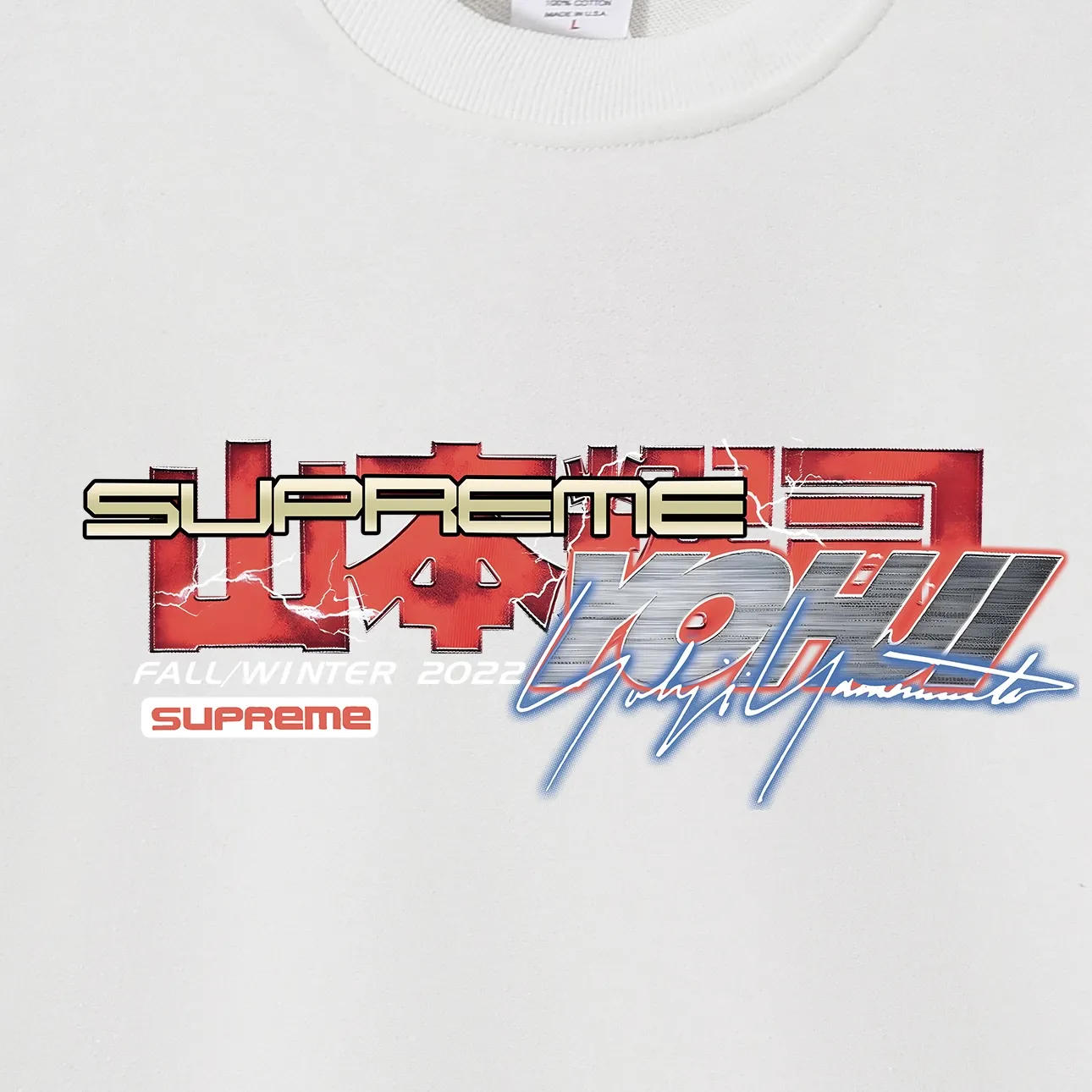 S 2009 # P 85💰 P 90💰 Sup FW 22 Week 4 Tekken™ Tee 400 430 Quality💥 Same Style ：Black White Gray Size：S M L XL XXL