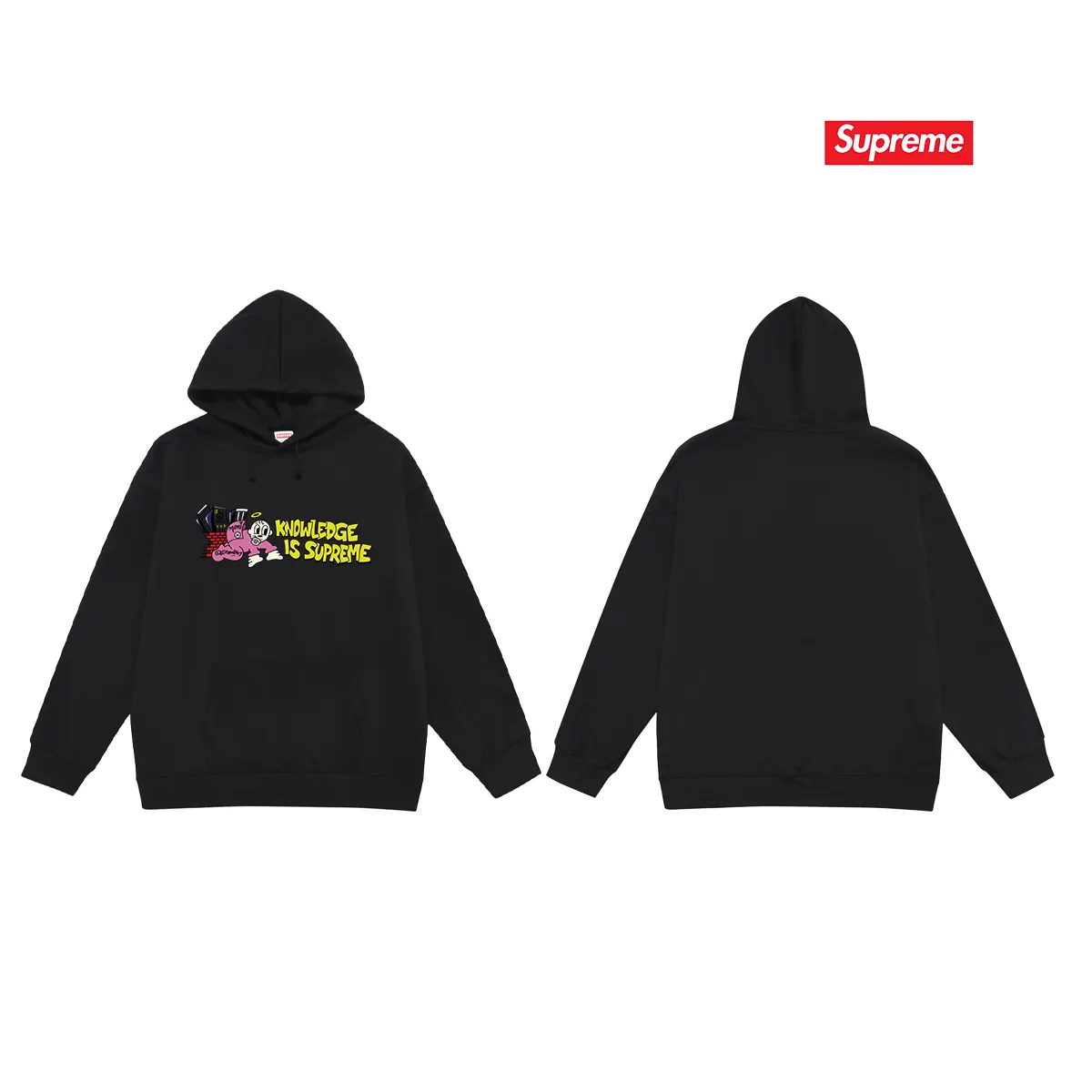 S 2027 # P 85💰 P 90💰 Supreme SS 22 Week 1 Knowledge Tee 400 430 Quality💥 Same Style ：Black White Gray Size：S M L XL XXL