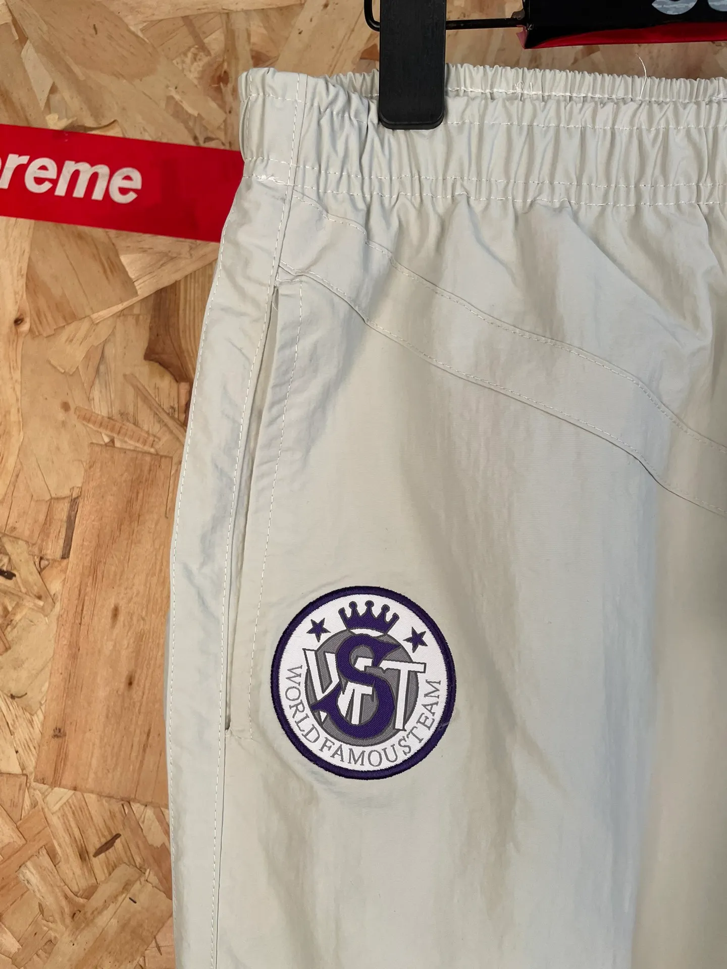 Style number: 7102 Supreme American trendy multi-pocket functional suit casual trousers size: S M L XL color: apricot trousers