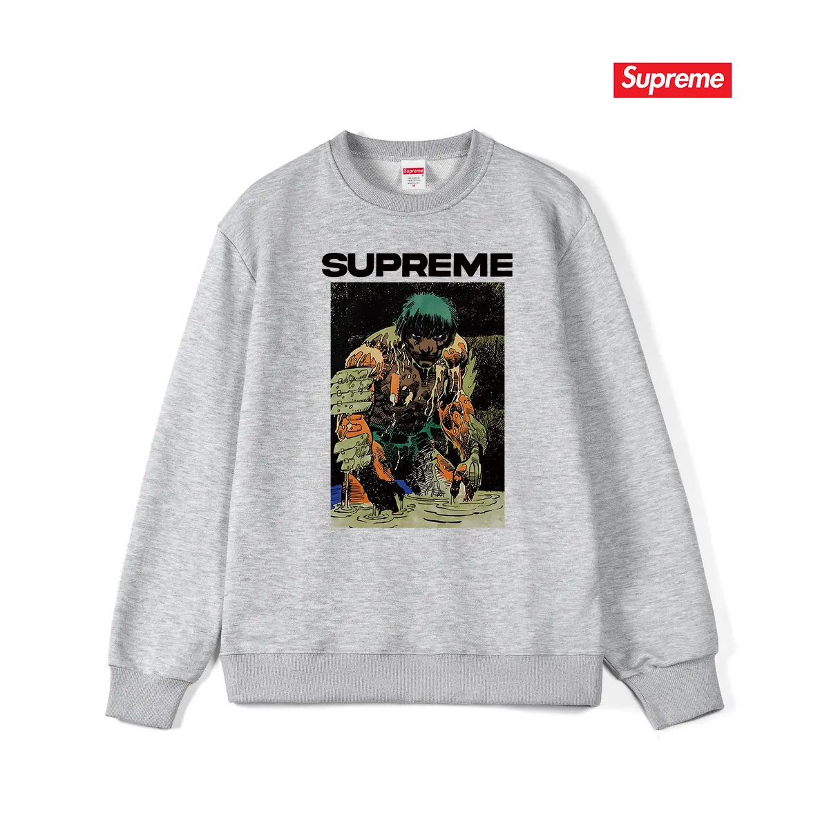 S 1026 # p 80💰 Supreme SS 23 Week 9 RONIN TEE 400 Quality💥 Same Style ：Black White Gray Size：S M L XL XXL