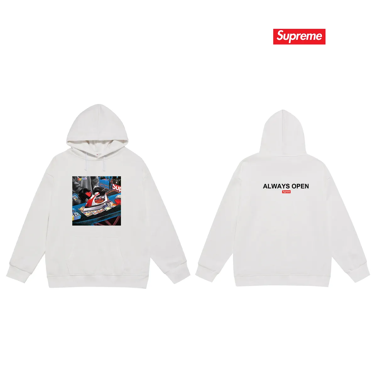 S 2019 # P 85💰 P 90💰 Supreme SS 22 Week 1 Gas Tee 400 430 Quality💥 Same Style ：Black White Gray Size：S M L XL XXL