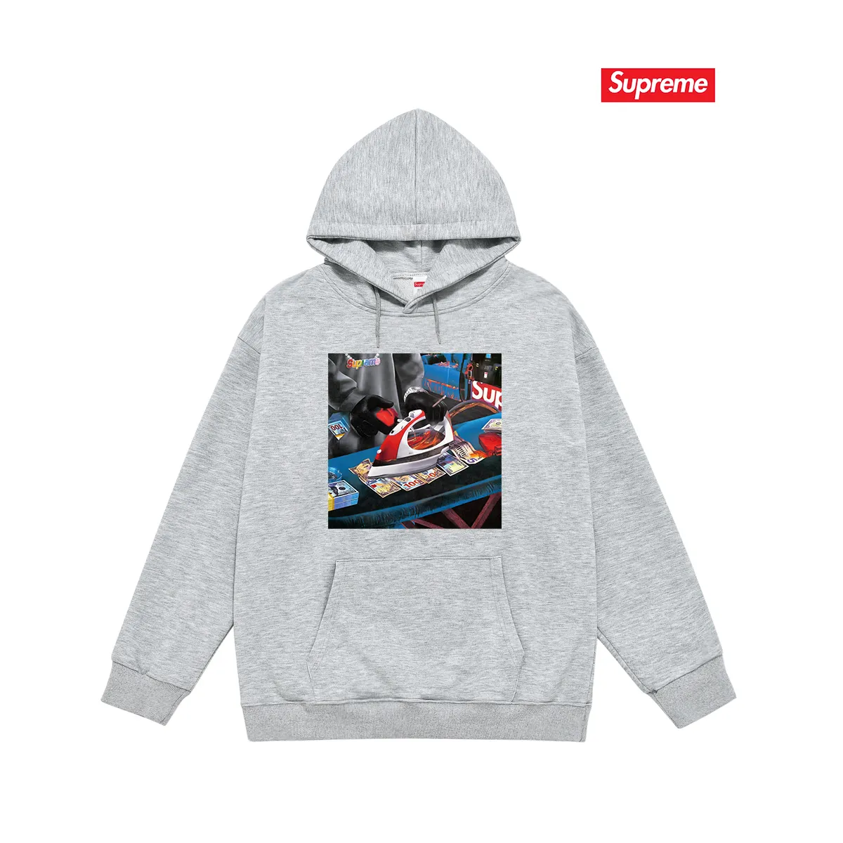 S 2019 # P 85💰 P 90💰 Supreme SS 22 Week 1 Gas Tee 400 430 Quality💥 Same Style ：Black White Gray Size：S M L XL XXL
