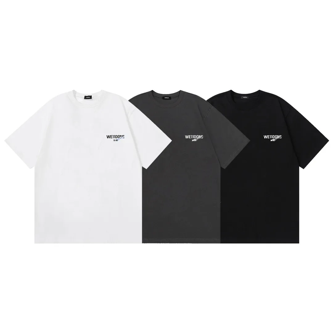 W 053# 2023ss WE 11DONE T ins 230g , ！ Quality！！ ， Quality！！ ， ！！ ， ， ， ， 。 Sizes：S-L ：White Gray Black