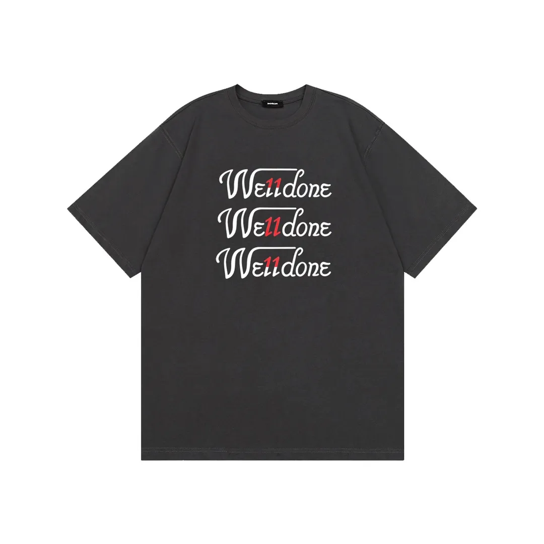W 107# WE 11DONENew Arrival logo T 230g , ！ Quality！！ ， Quality！！ ， ！！ ， ， ， ， 。 Sizes：S-L ：White Black Gray