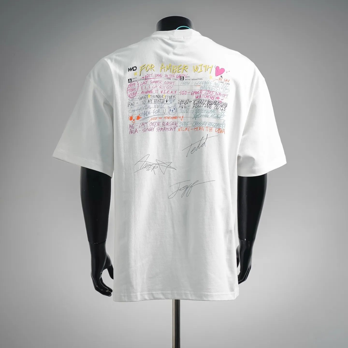 WE 11DONE 26SS Same Style T 320 ：Gray、White Sizes：S、M、L
