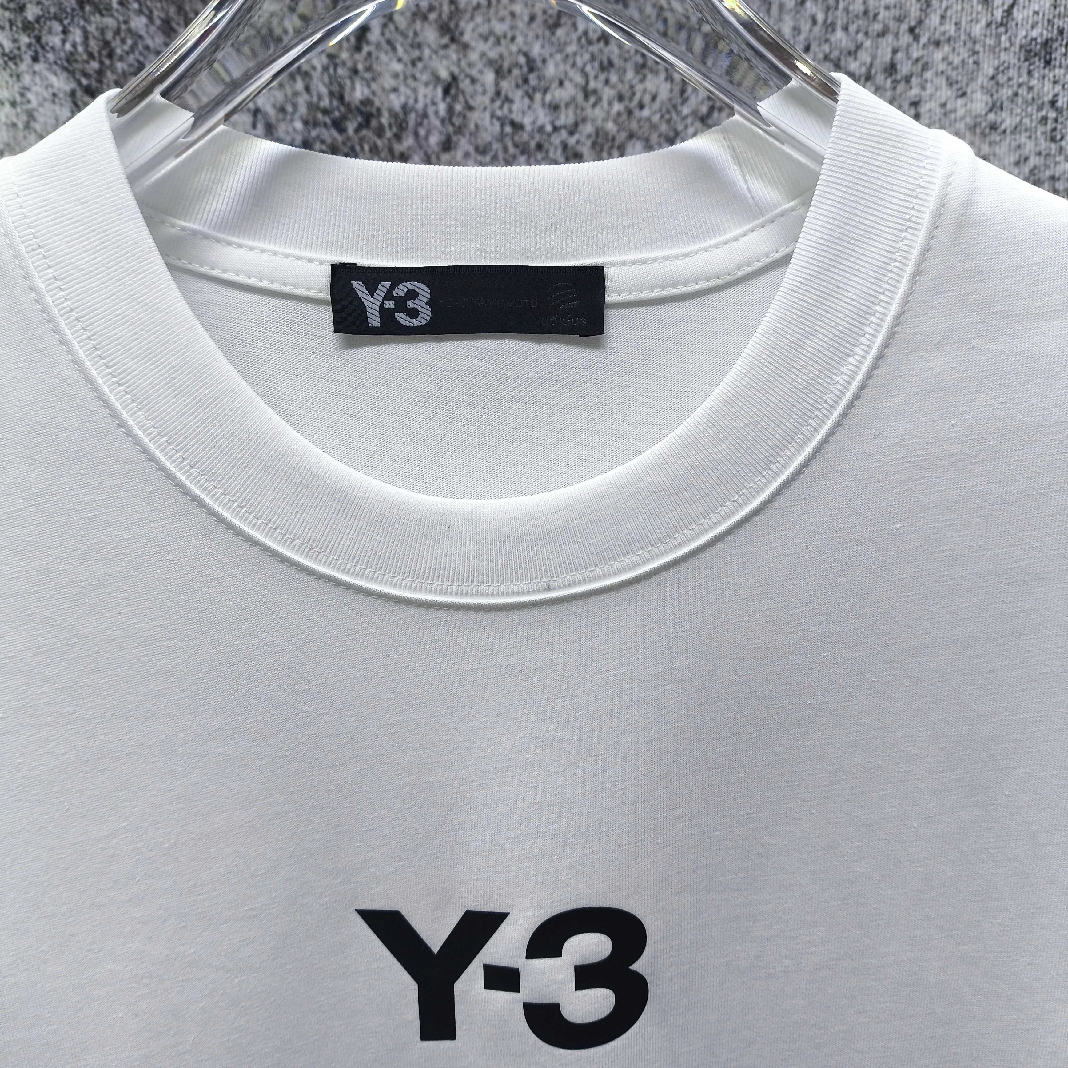 Y 3 Yohji Yamamoto 2026 Spring and Summer New Arrival gram short-sleeved T-shirt Loose fit for men and women Same Style Size S M L XL XXL Black White