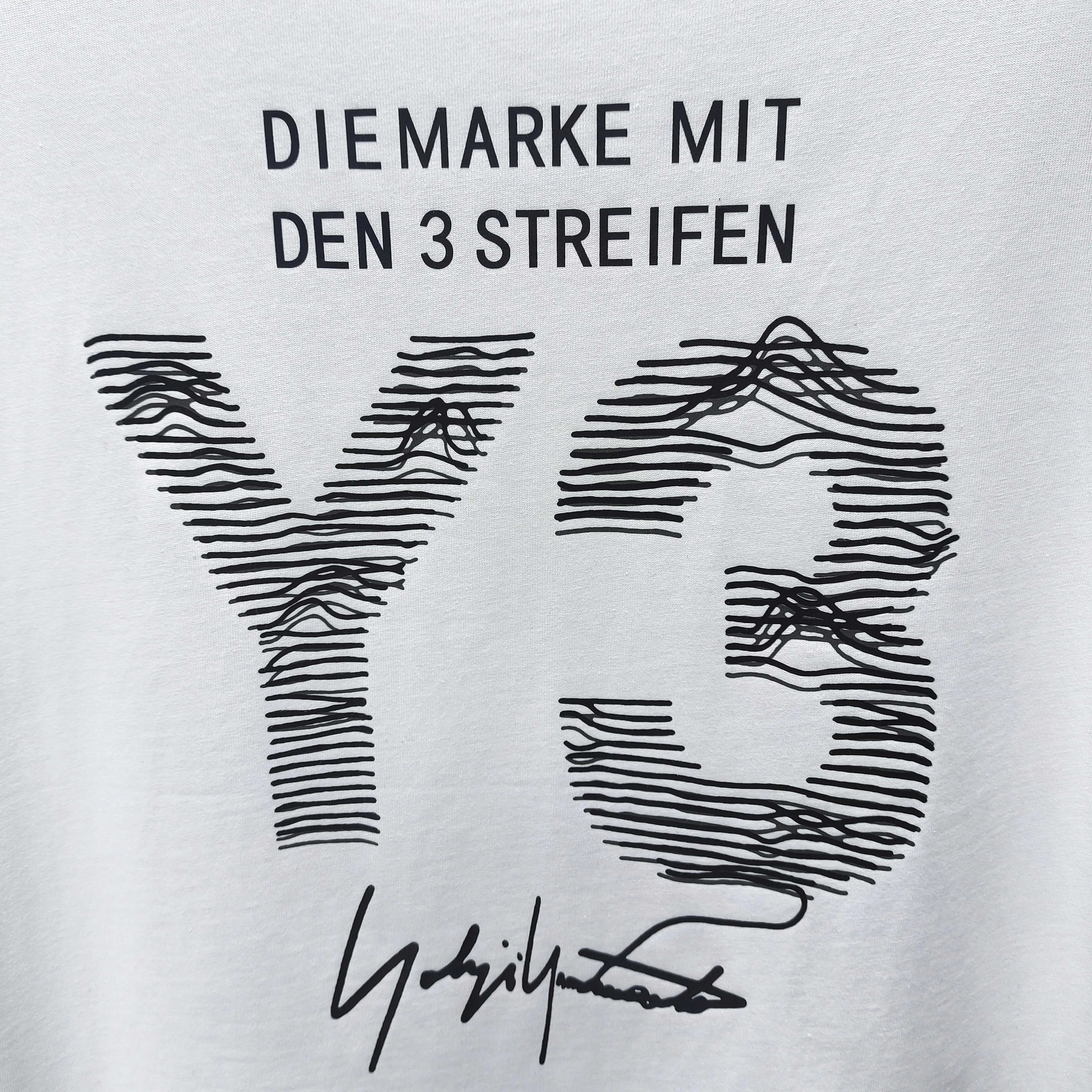 Y 3 Yohji Yamamoto 2026 Spring and Summer New Arrival gram short-sleeved T-shirt Loose fit for men and women Same Style Size S M L XL XXL Black White