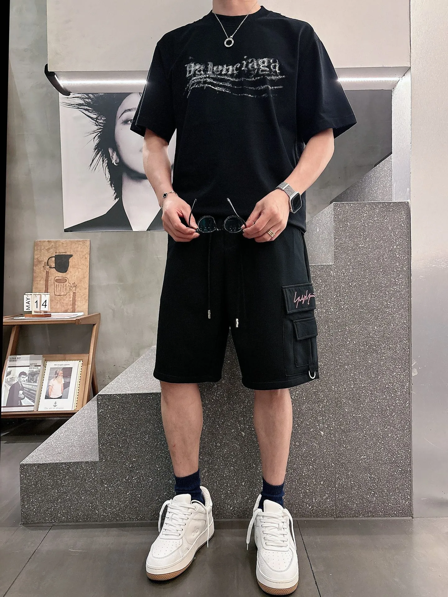 Y 3 Complete three standards 2026 summer New Arrival men's casual shorts, advanced custom-made Breathable fabric Breathable fabric with high elasticity and comfort, impeccable details, top-grade accessories, original logo design concept, delicate and soft feel! The upper body fit is awesome! Size: M-XXXL Please state your height and weight when ordering