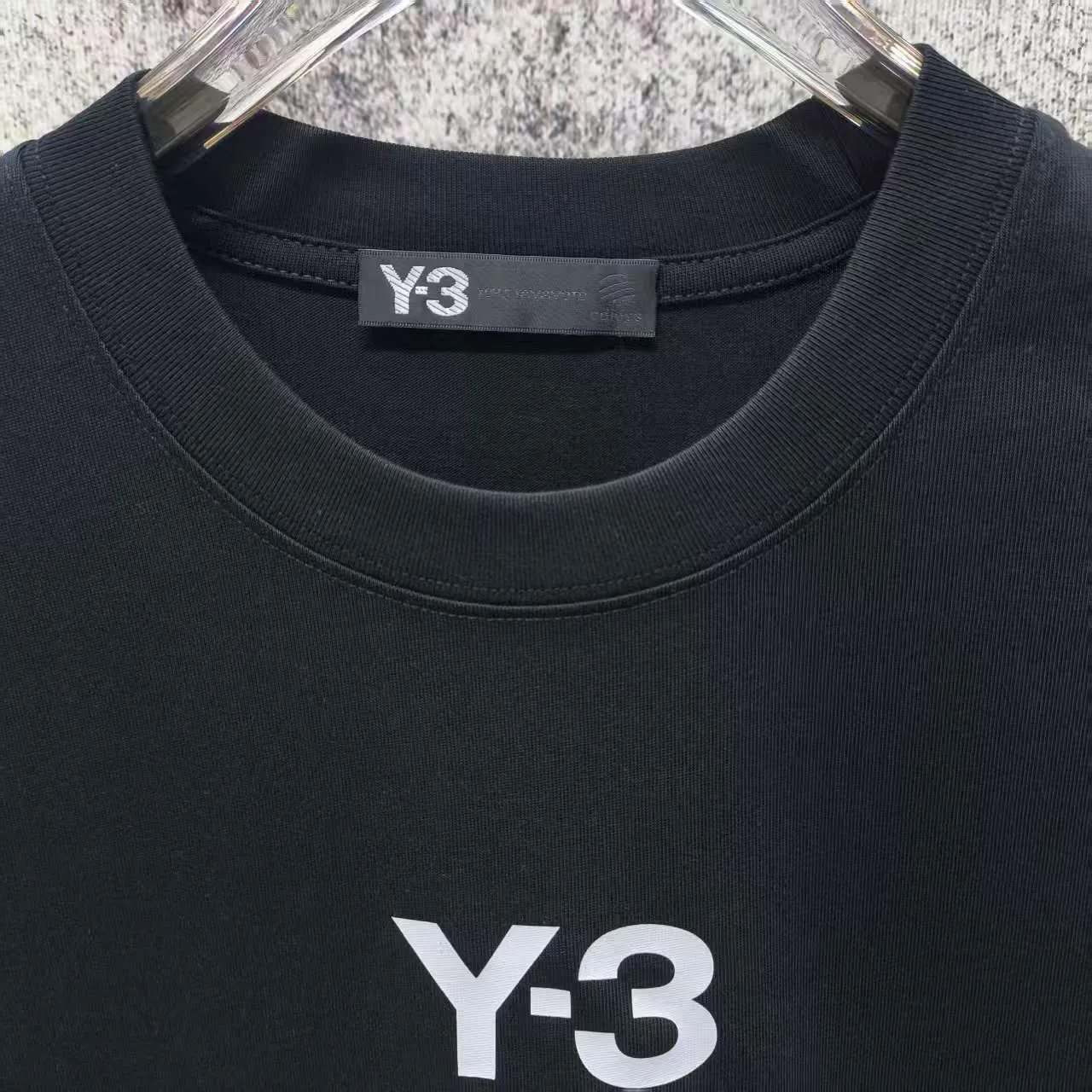 Y 3 Yohji Yamamoto 2026 Spring and Summer New Arrival printed logo short-sleeved T-shirt loose fit for men and women Same Style Size S M L XL XXL Black White