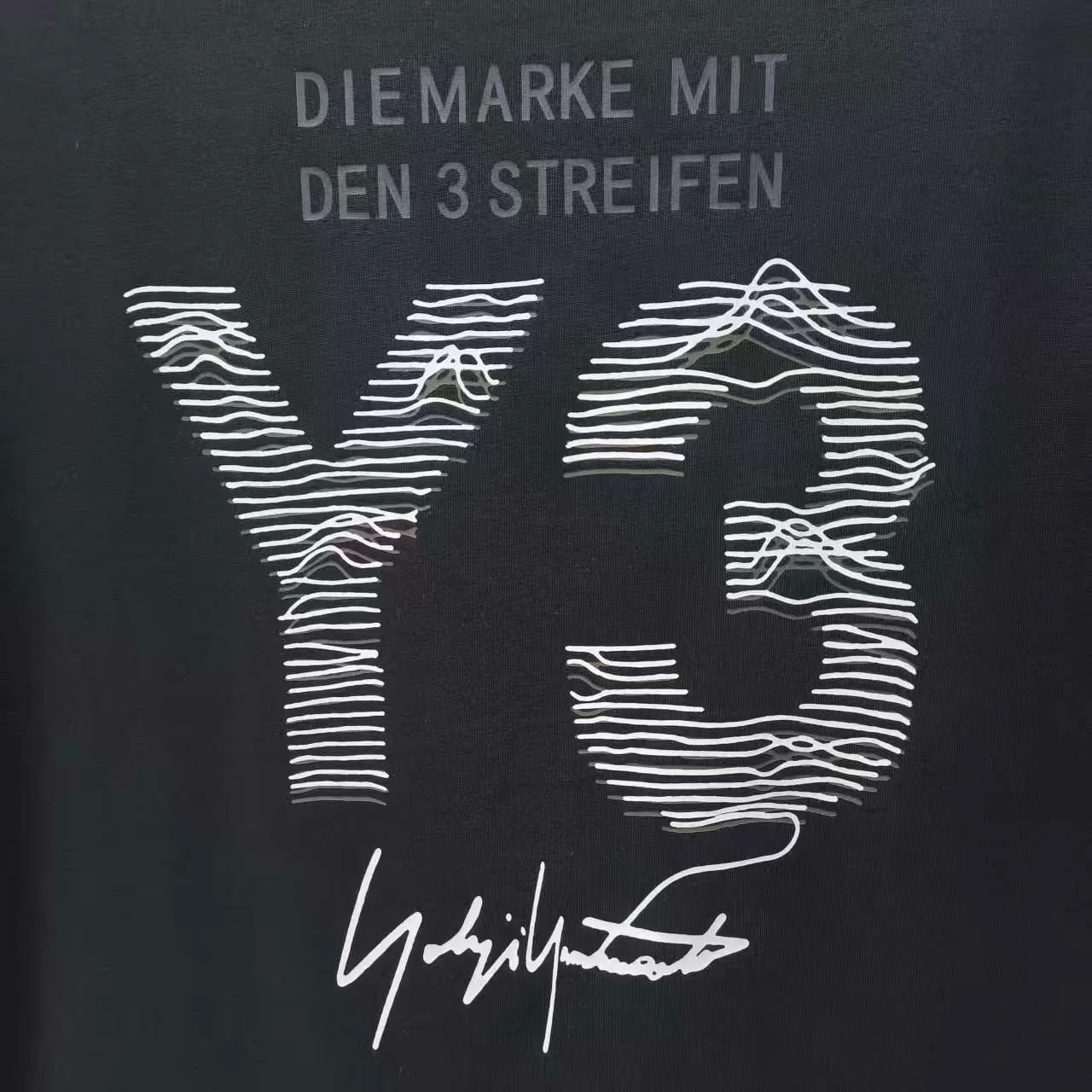 Y 3 Yohji Yamamoto 2026 Spring and Summer New Arrival printed logo short-sleeved T-shirt loose fit for men and women Same Style Size S M L XL XXL Black White