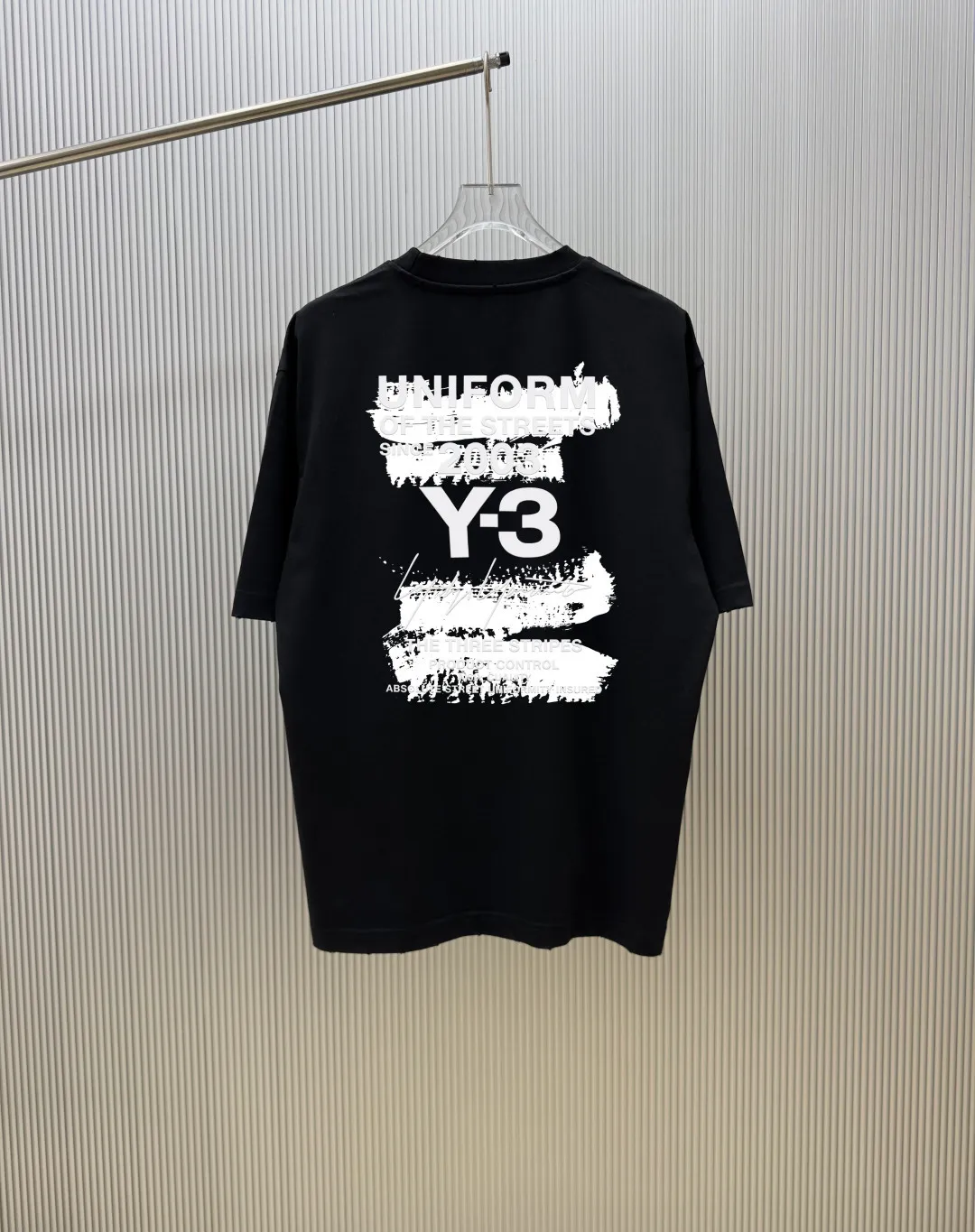 (Strictly control Quality) Style: Yamamoto-Yoji.Y-3 short-sleeved T-shirt Fabric: Weight double yarn 100% cotton Rib: Weight Sorona 1*1 trendy brand Process: Washed and worn printing Color: White Gray Khaki Haze Blue Black Size: M-4XL No gender distinction Men and women Same Style